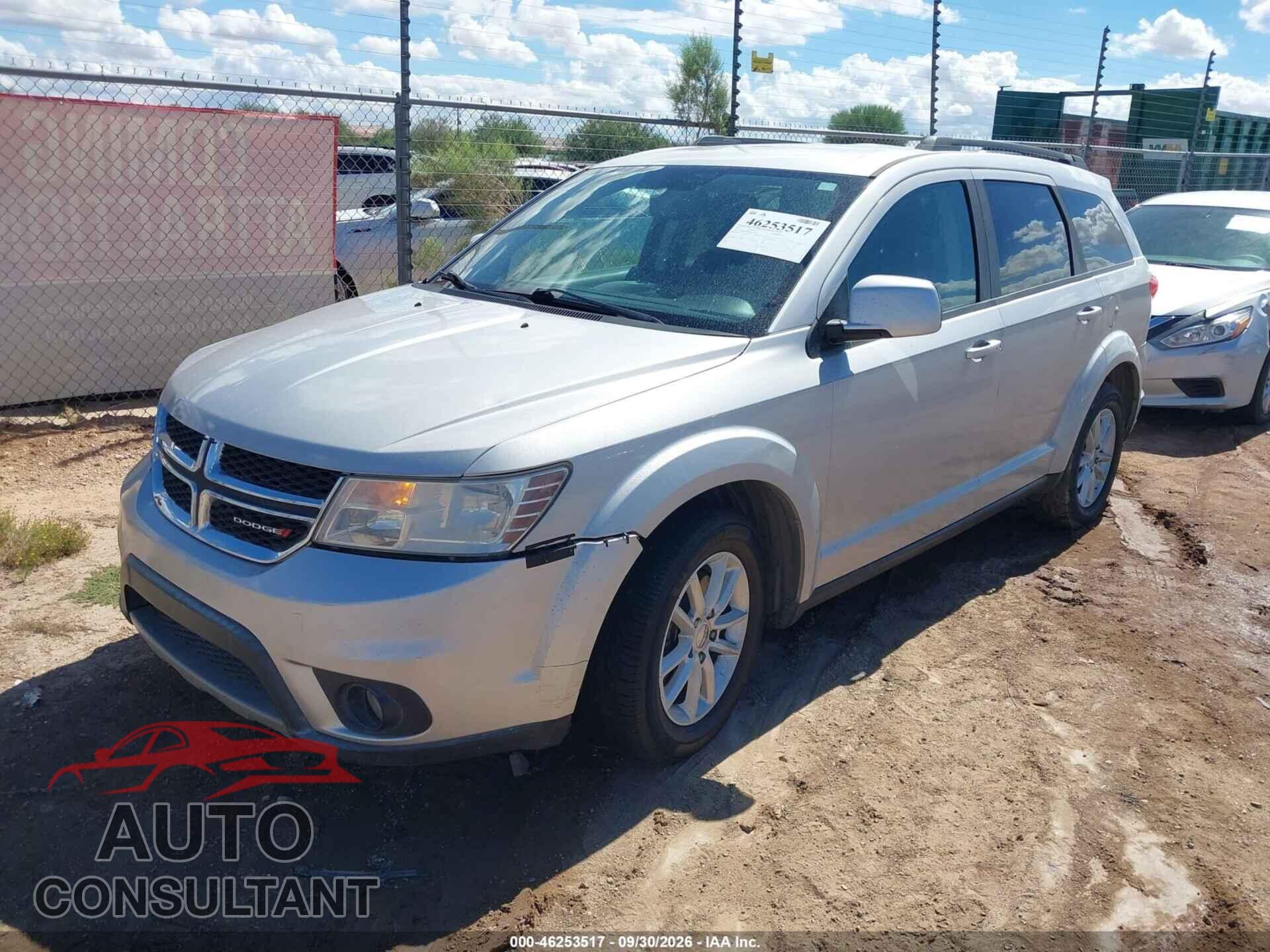 DODGE JOURNEY 2013 - 3C4PDCBG3DT687949