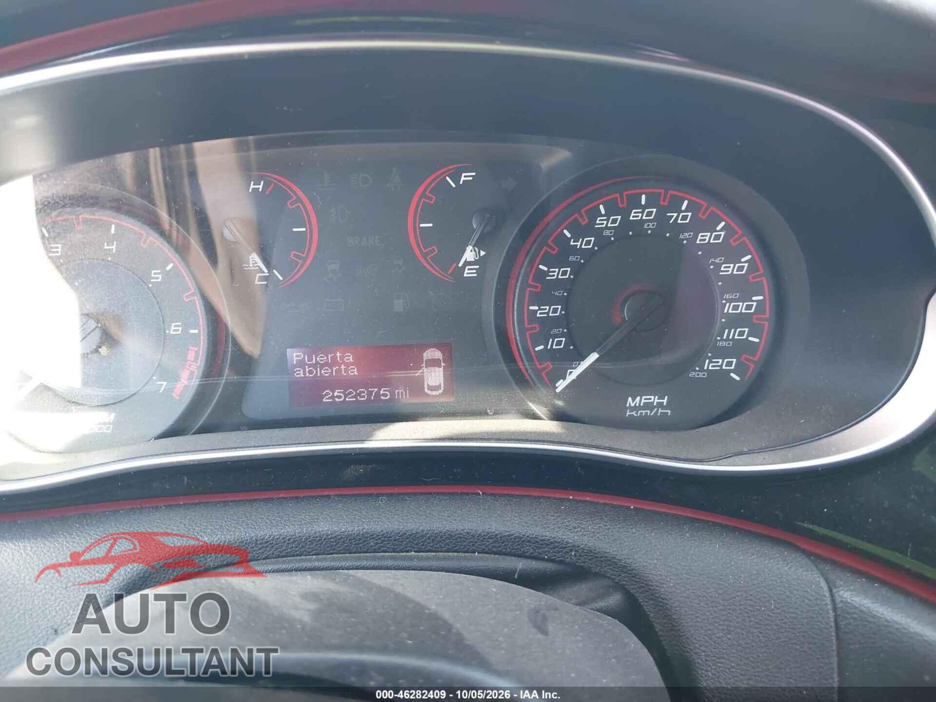 DODGE DART 2015 - 1C3CDFBB8FD158692