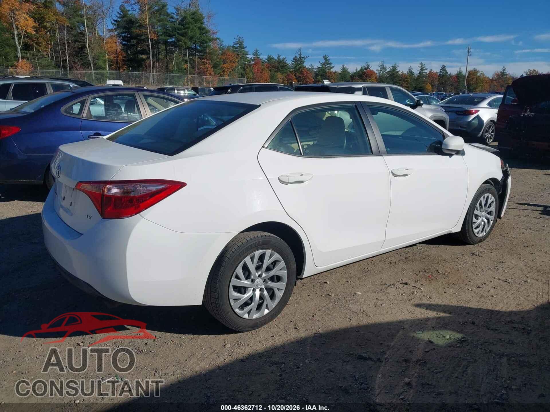 TOYOTA COROLLA 2017 - 2T1BURHE7HC848668