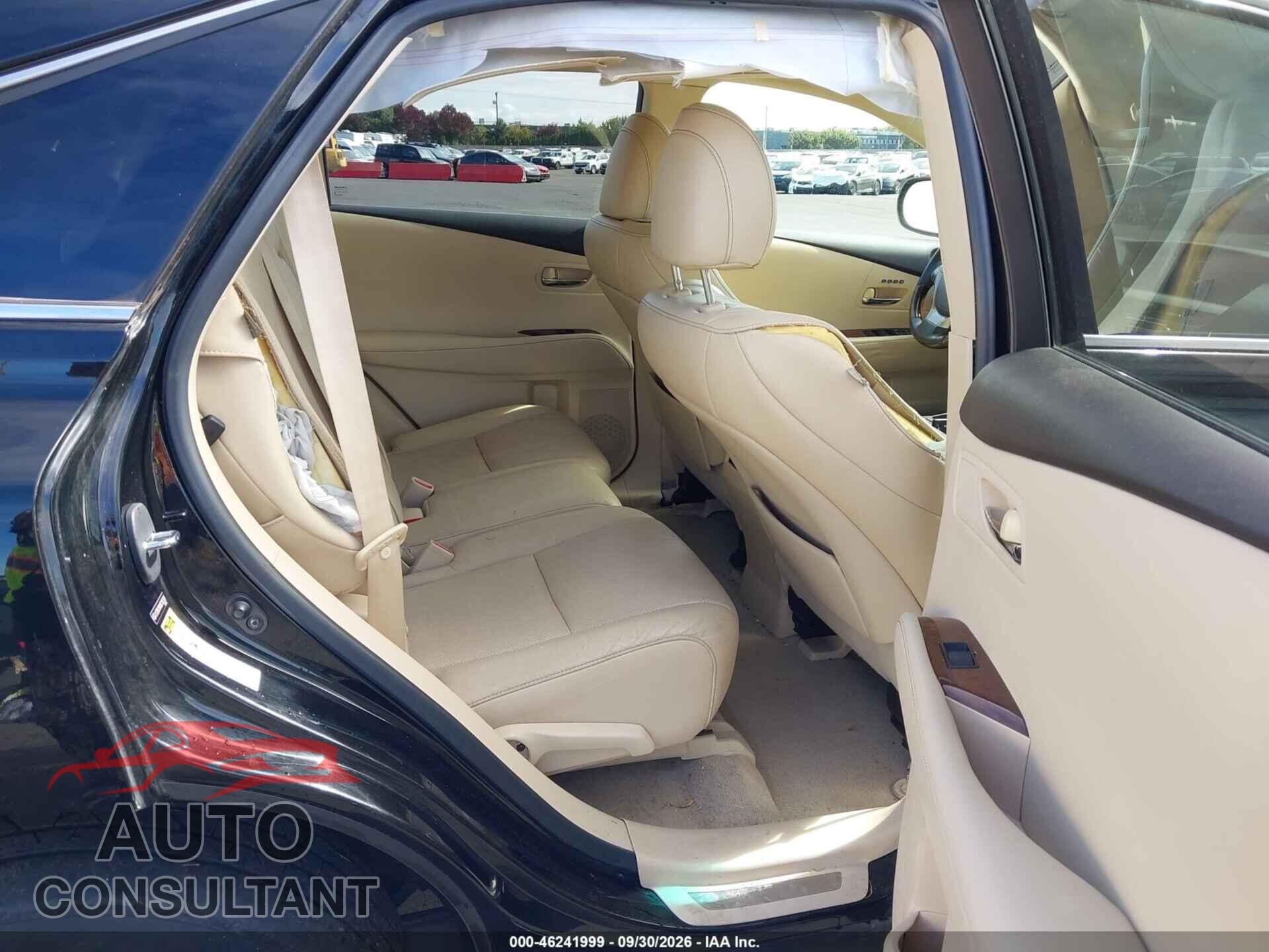 LEXUS RX 350 2013 - 2T2BK1BAXDC195109