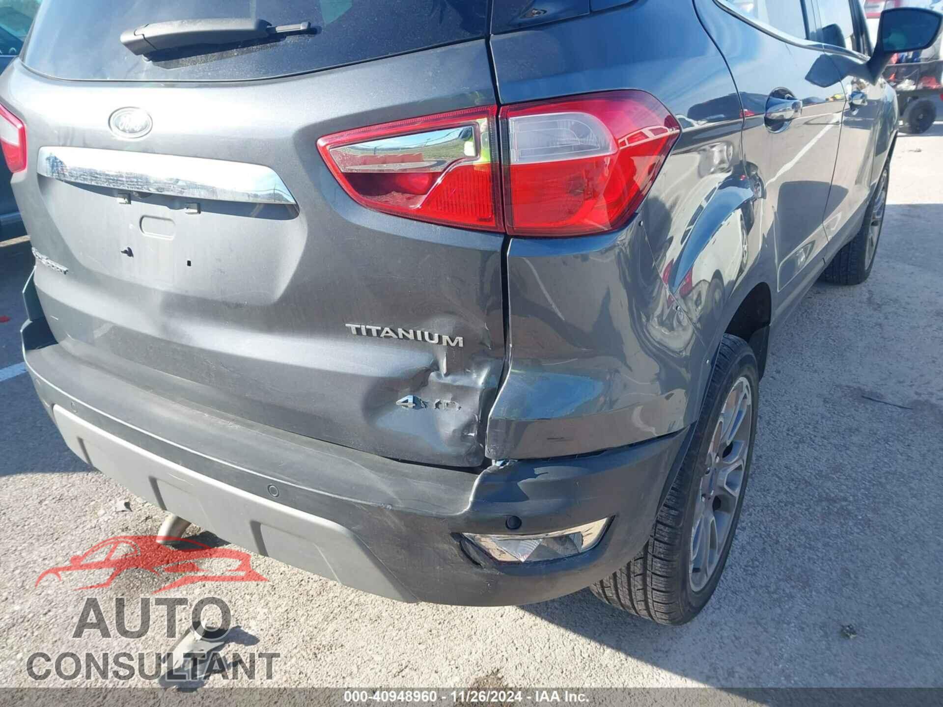 FORD ECOSPORT 2020 - MAJ6S3KL4LC347529