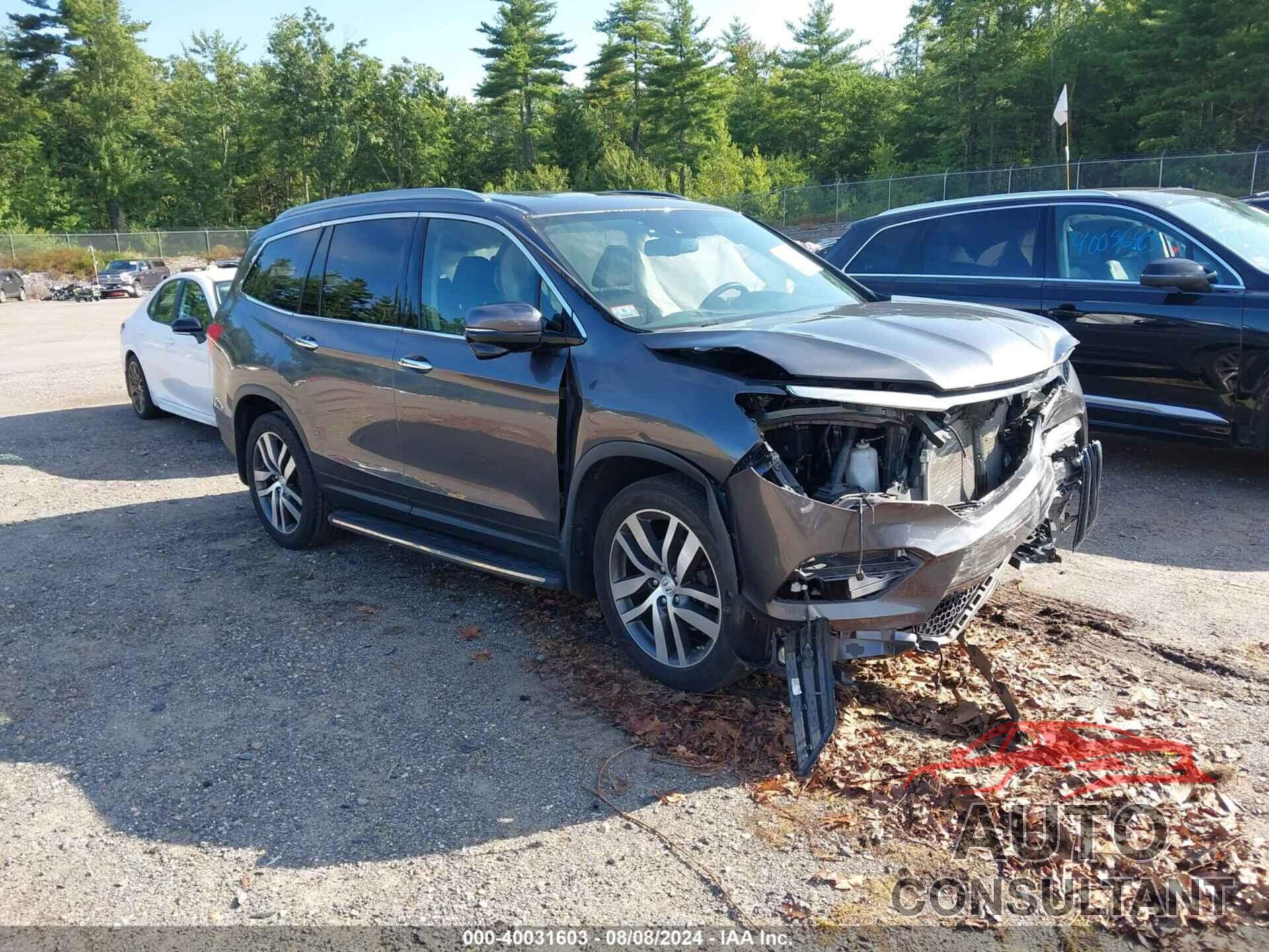 HONDA PILOT 2016 - 5FNYF6H94GB053576