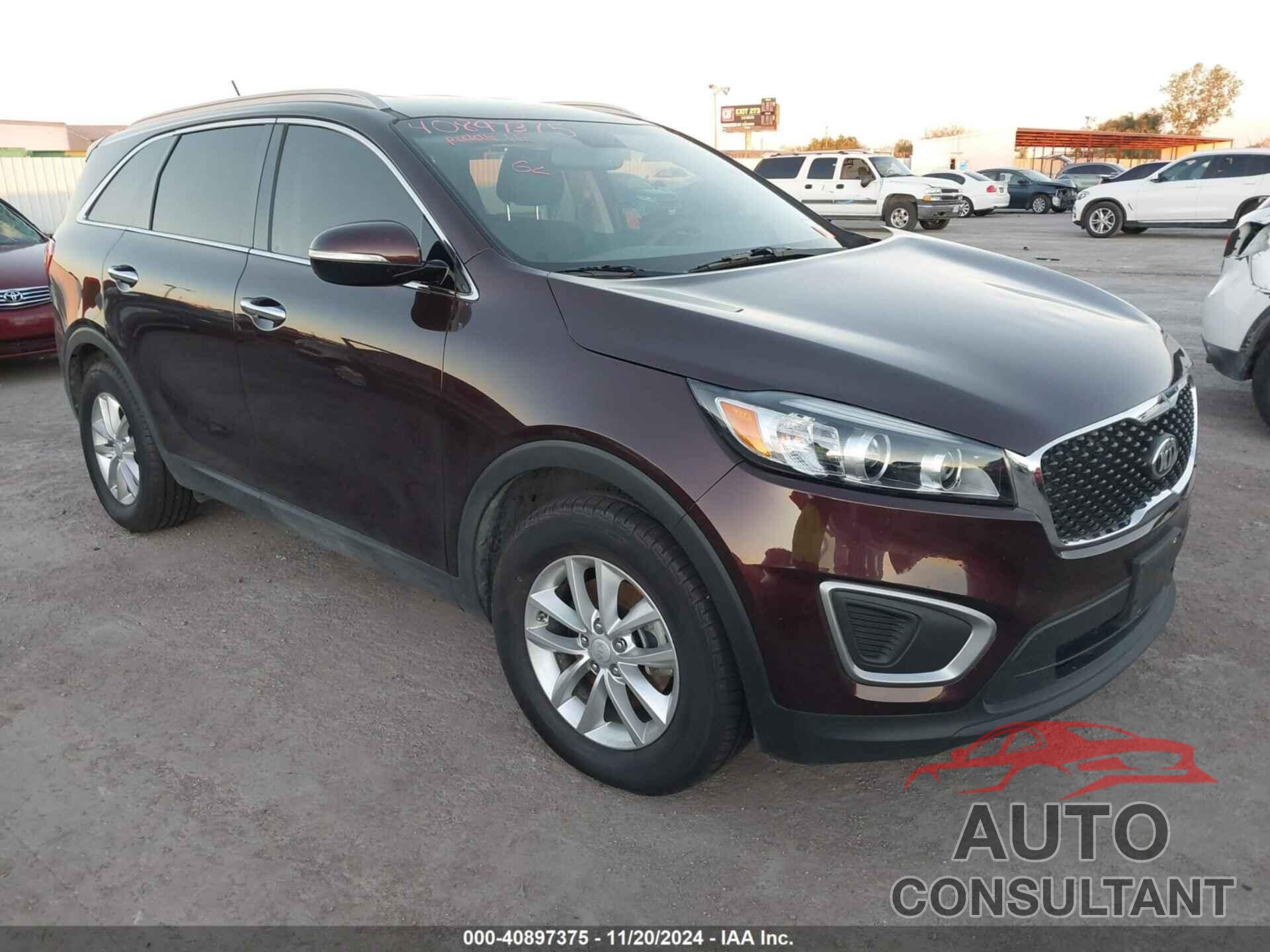 KIA SORENTO 2016 - 5XYPG4A36GG078197