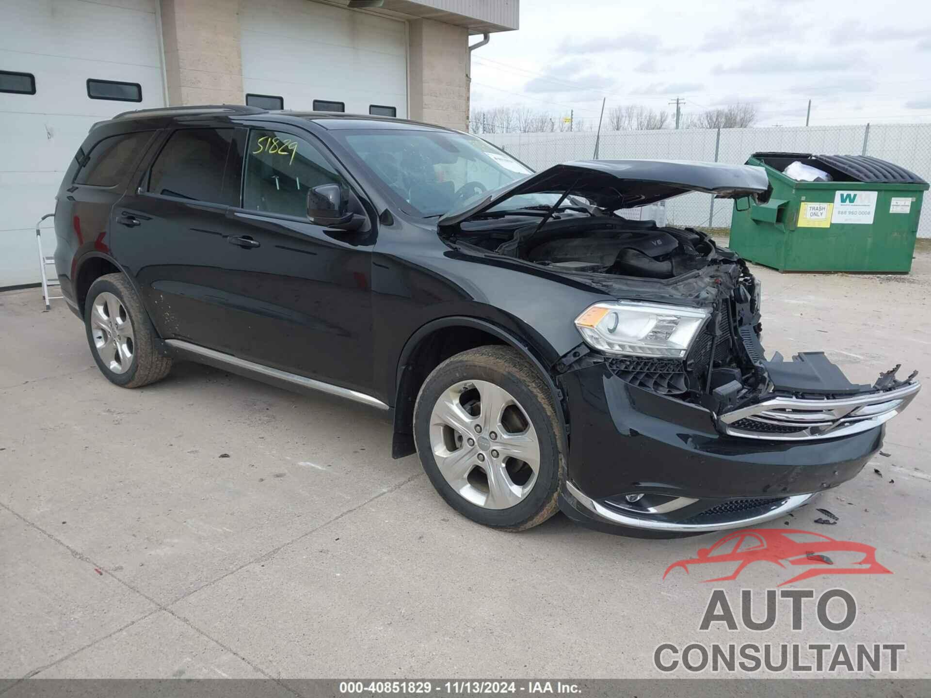 DODGE DURANGO 2015 - 1C4RDJDG0FC902891