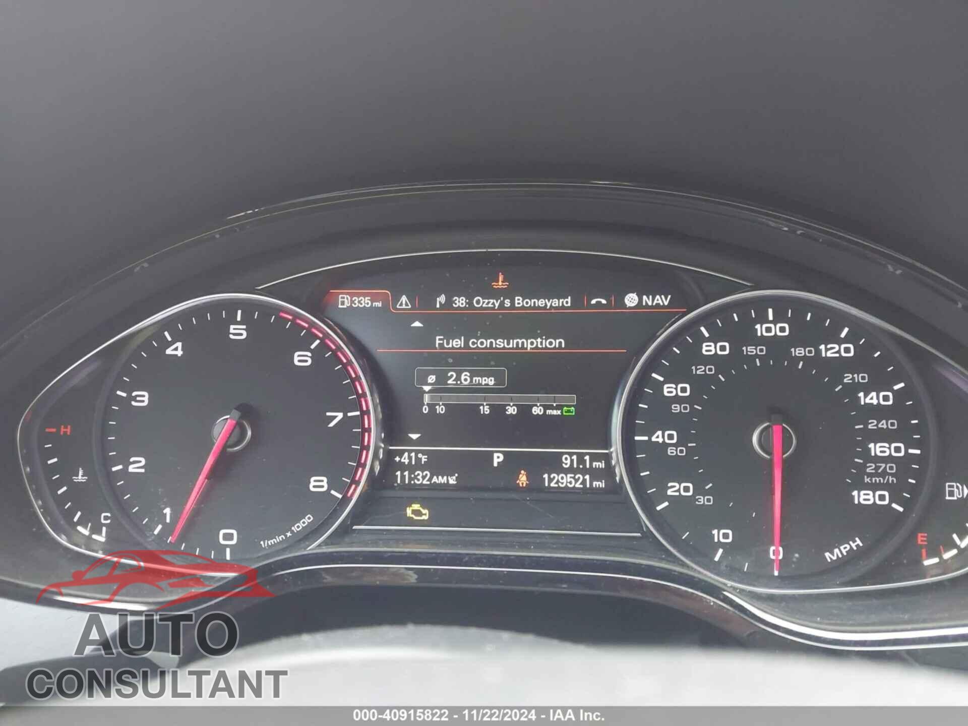 AUDI A8 L 2013 - WAUR2AFD7DN011195
