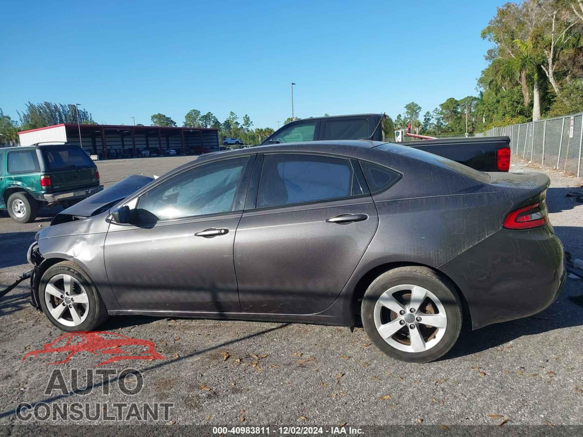 DODGE DART 2015 - 1C3CDFBB7FD336589