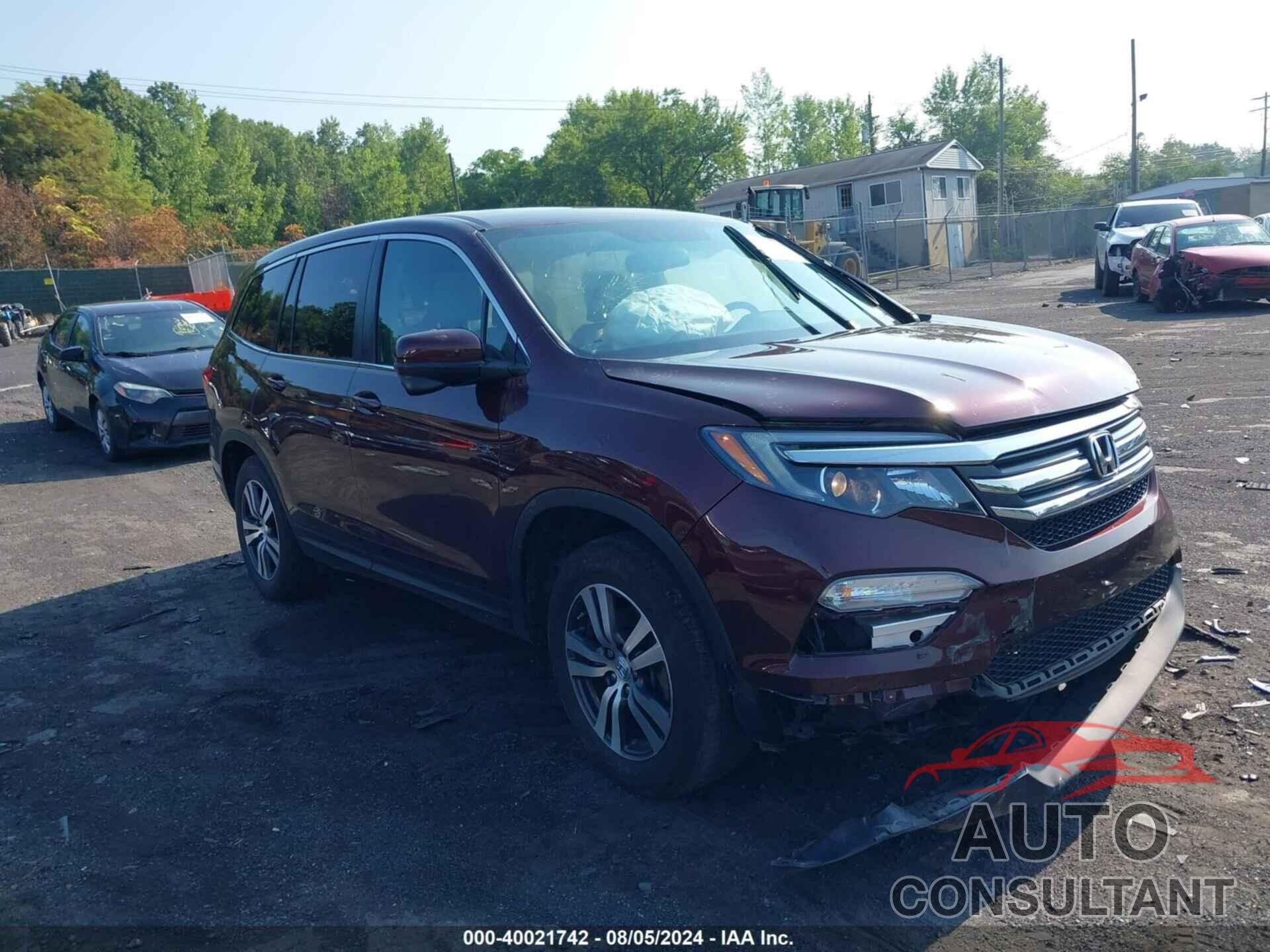 HONDA PILOT 2016 - 5FNYF6H53GB068728