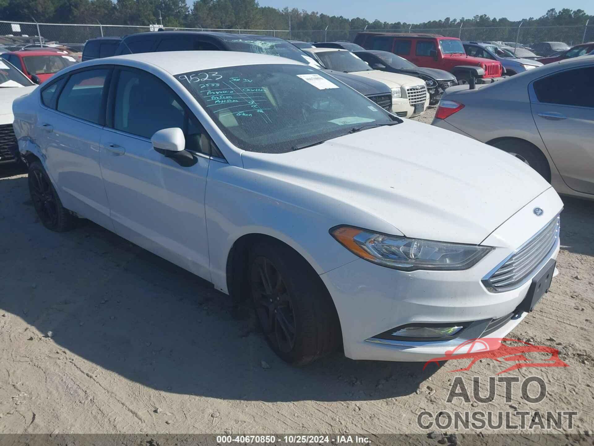 FORD FUSION 2018 - 3FA6P0HD9JR279565