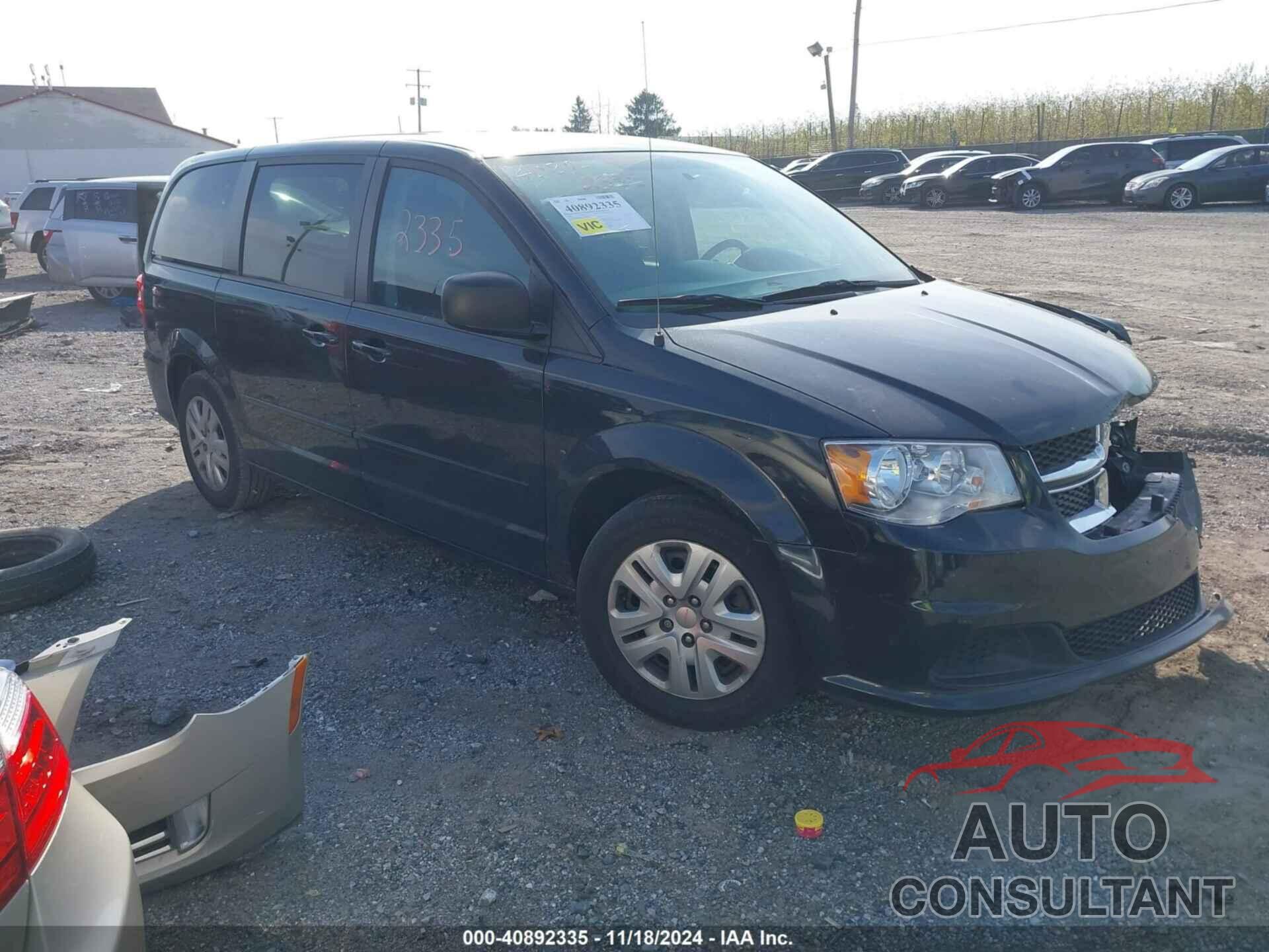 DODGE GRAND CARAVAN 2017 - 2C4RDGBG3HR849846