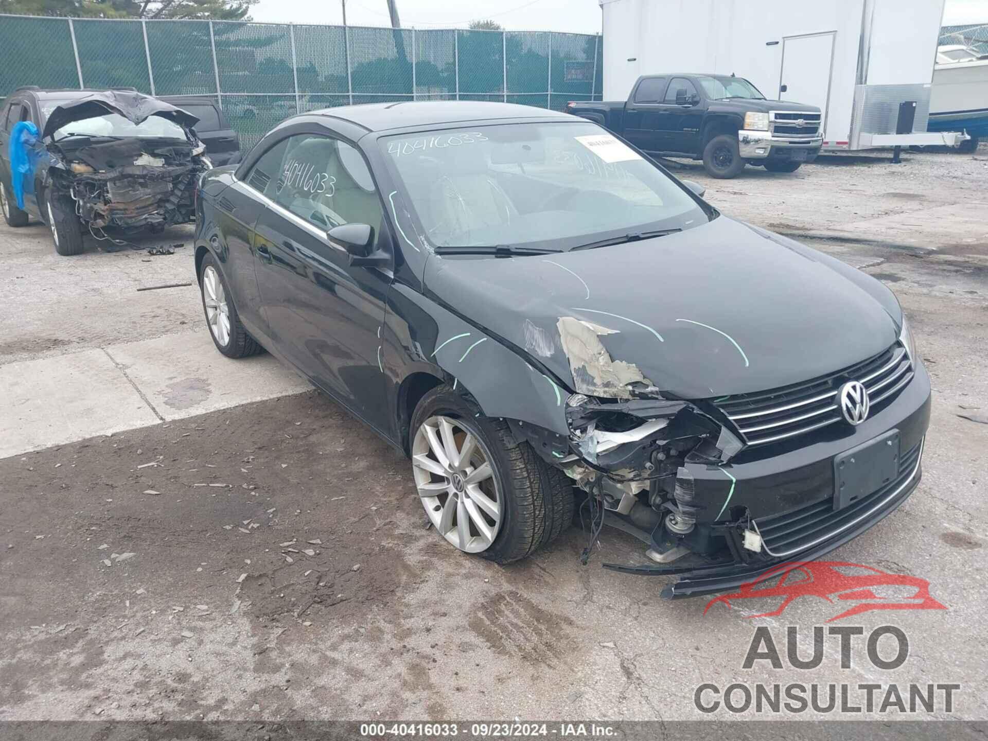 VOLKSWAGEN EOS 2012 - WVWBW7AH2CV004773