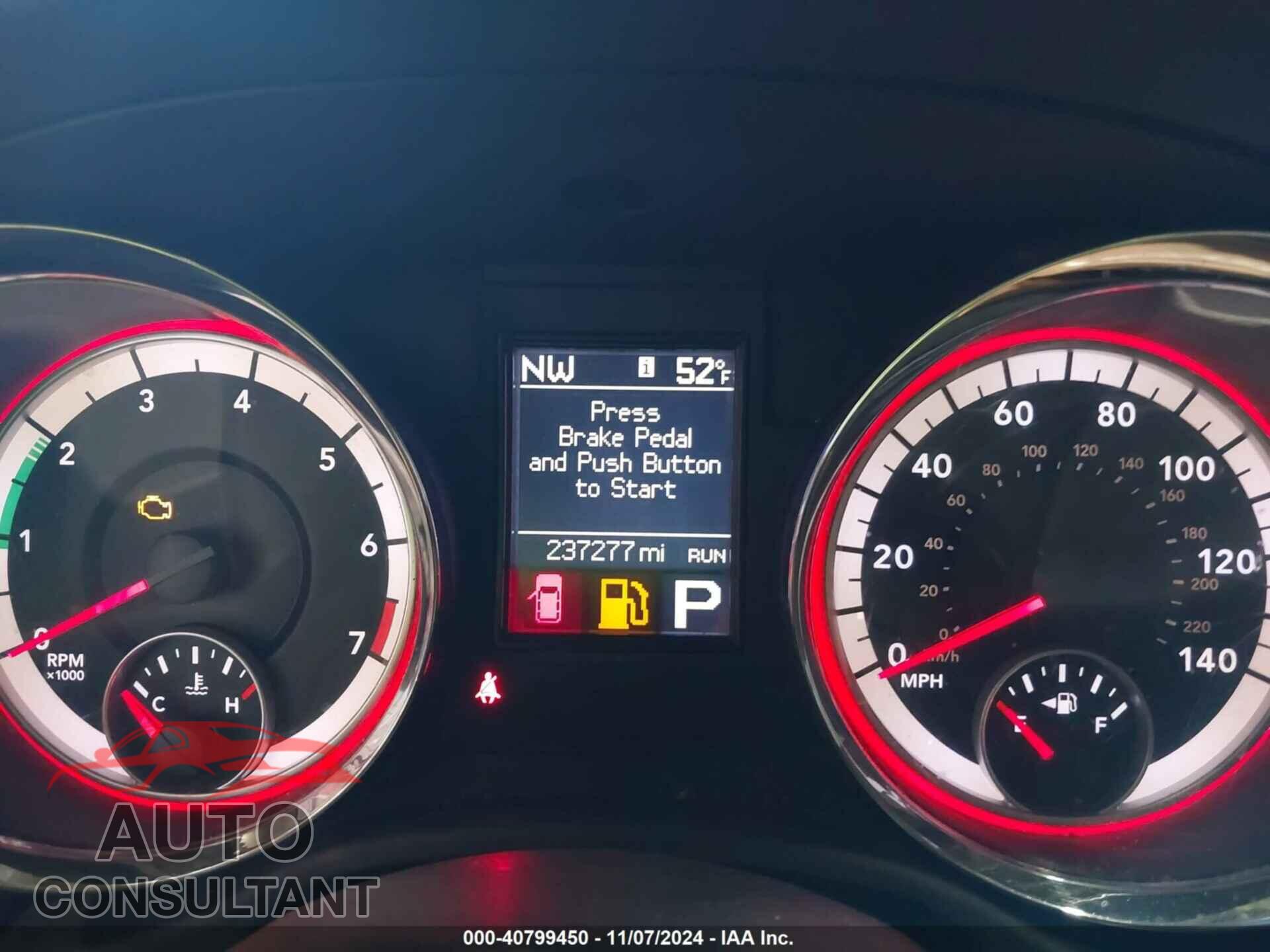 DODGE DURANGO 2011 - 1D4RD5GG6BC613627