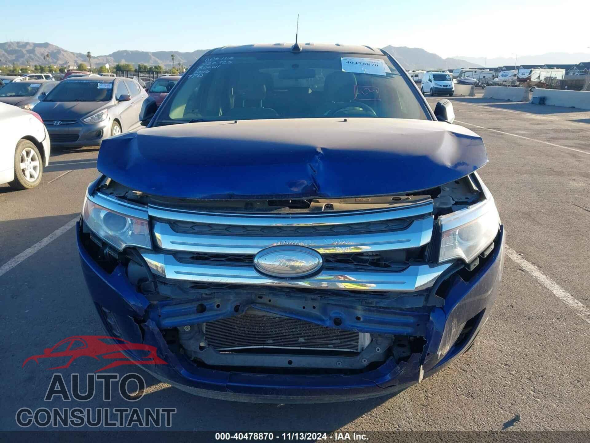 FORD EDGE 2013 - 2FMDK3GC2DBB06611