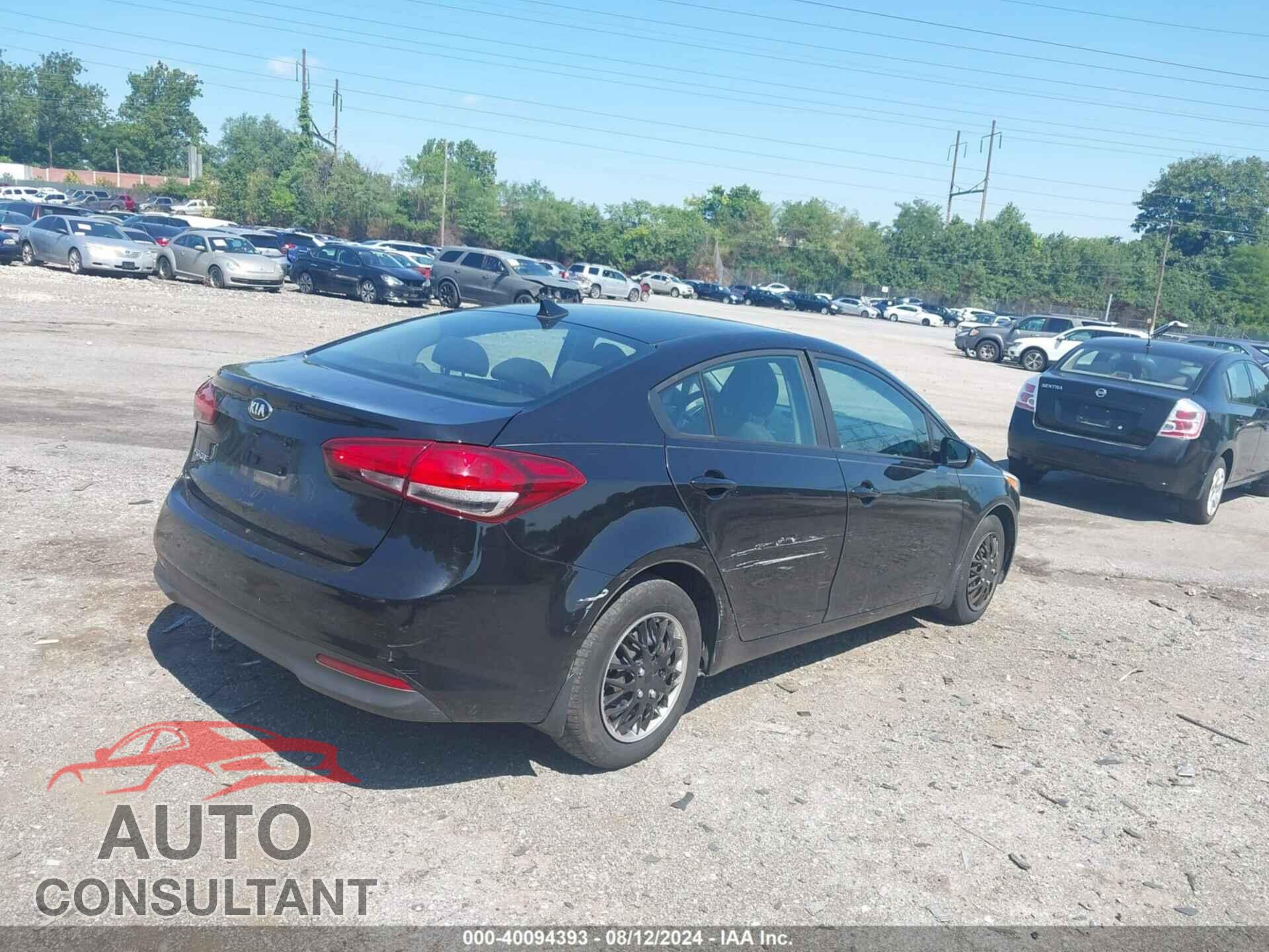 KIA FORTE 2017 - 3KPFK4A74HE075990