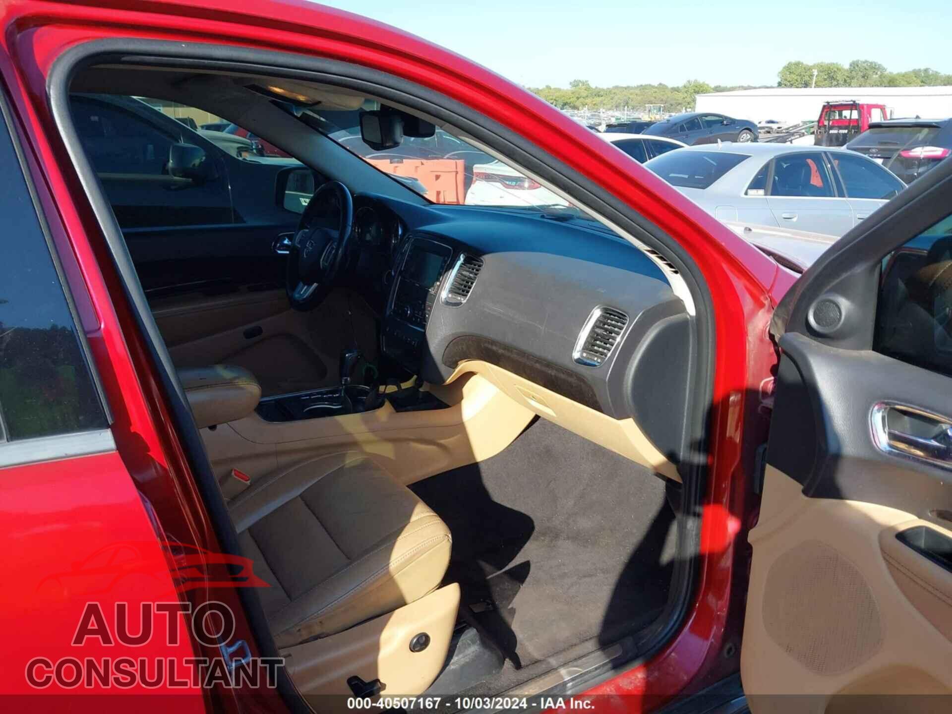 DODGE DURANGO 2011 - 1D4SD5GT9BC592481