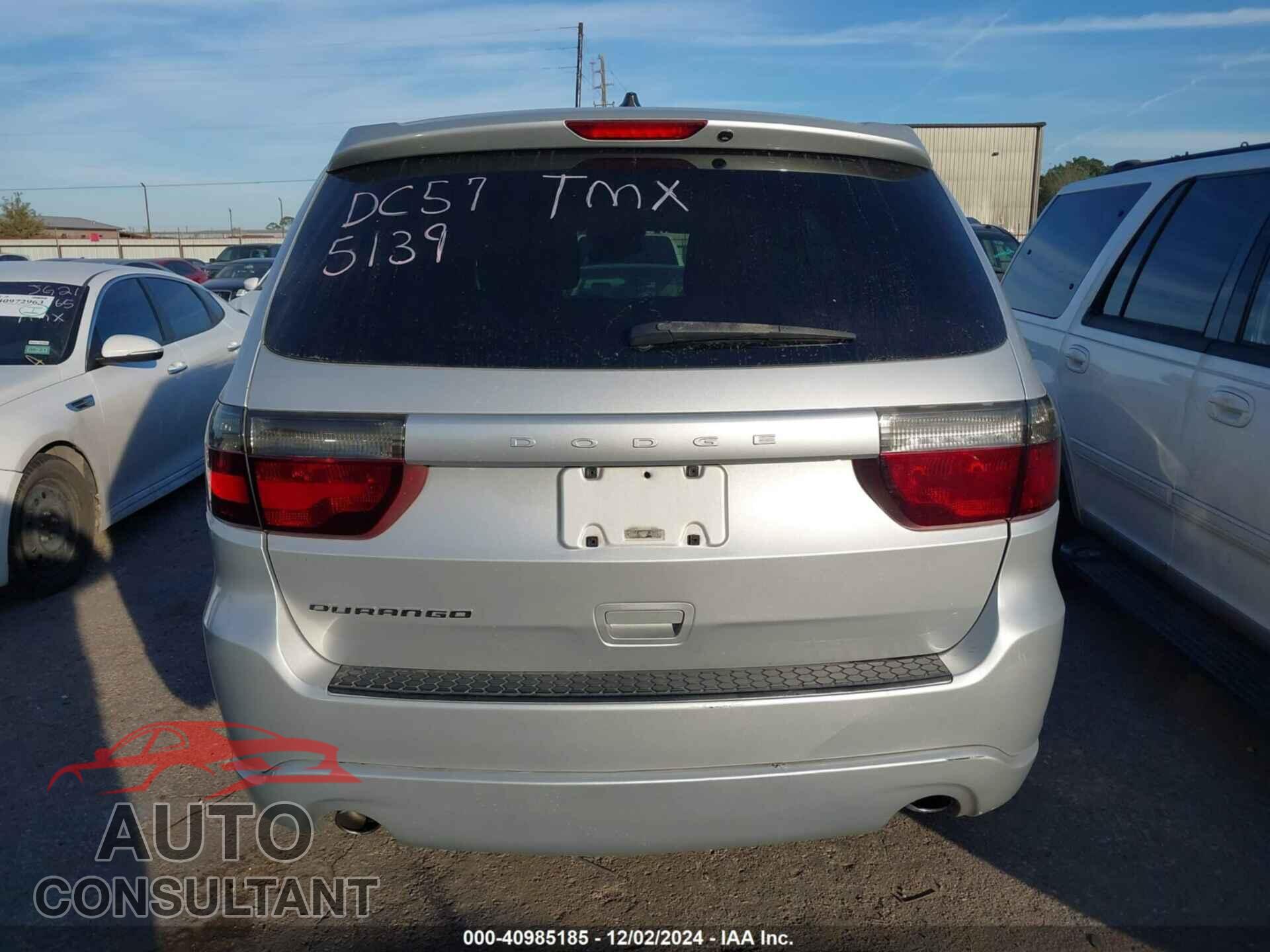 DODGE DURANGO 2013 - 1C4RDHAG7DC575139