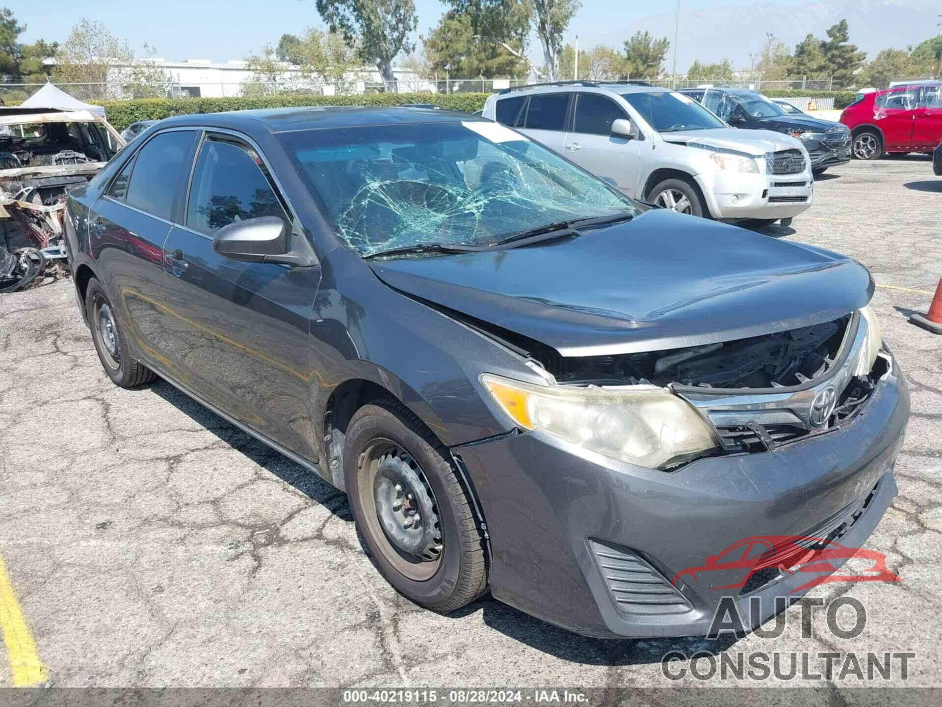 TOYOTA CAMRY 2012 - 4T4BF1FK2CR272117