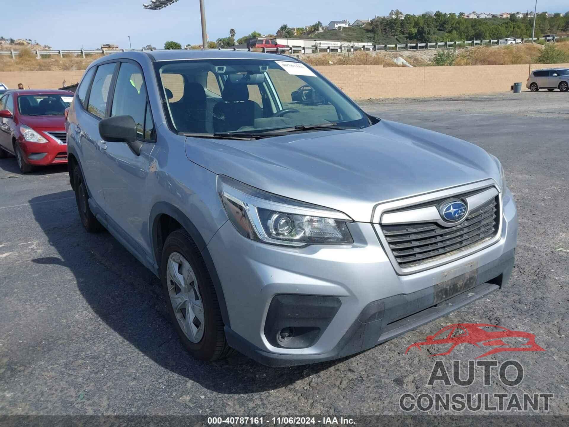 SUBARU FORESTER 2019 - JF2SKAAC7KH578832