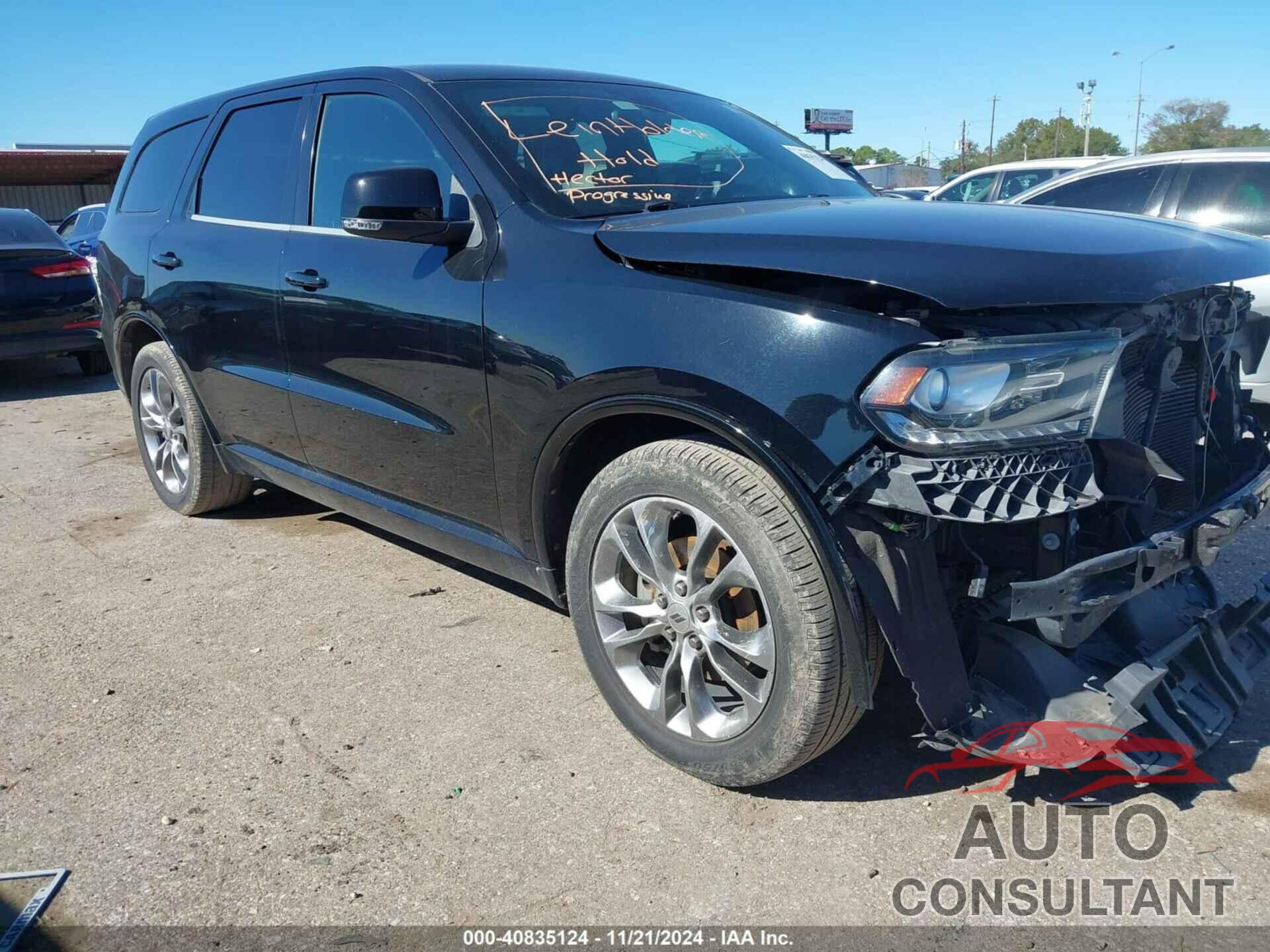 DODGE DURANGO 2019 - 1C4RDHDG7KC650835