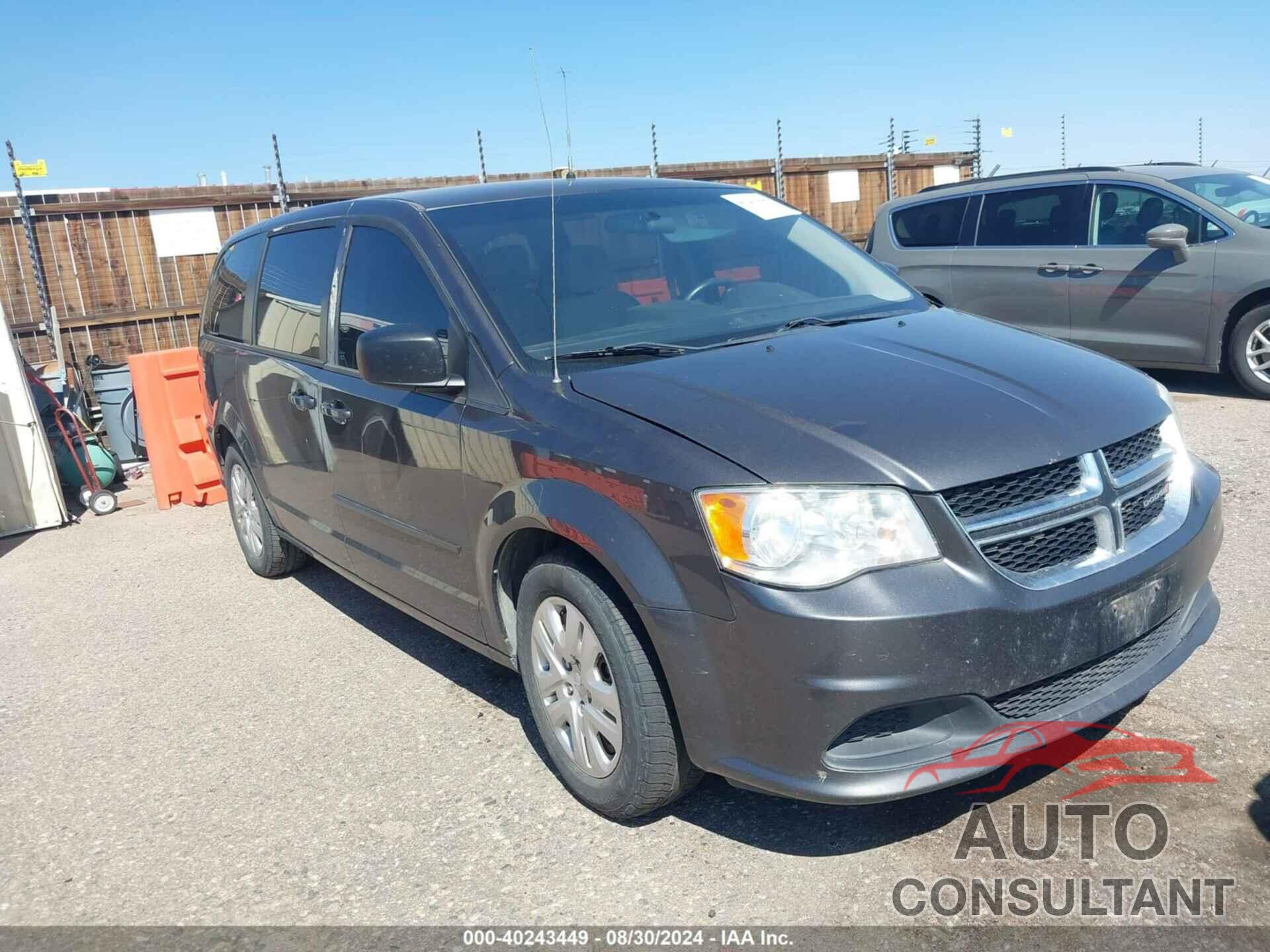 DODGE GRAND CARAVAN 2016 - 2C4RDGBG6GR143579