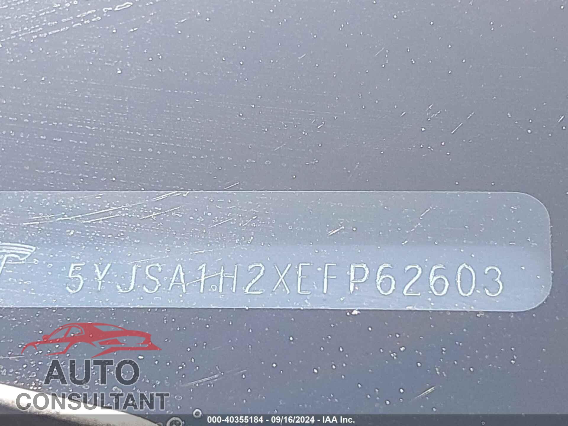 TESLA MODEL S 2014 - 5YJSA1H2XEFP62603