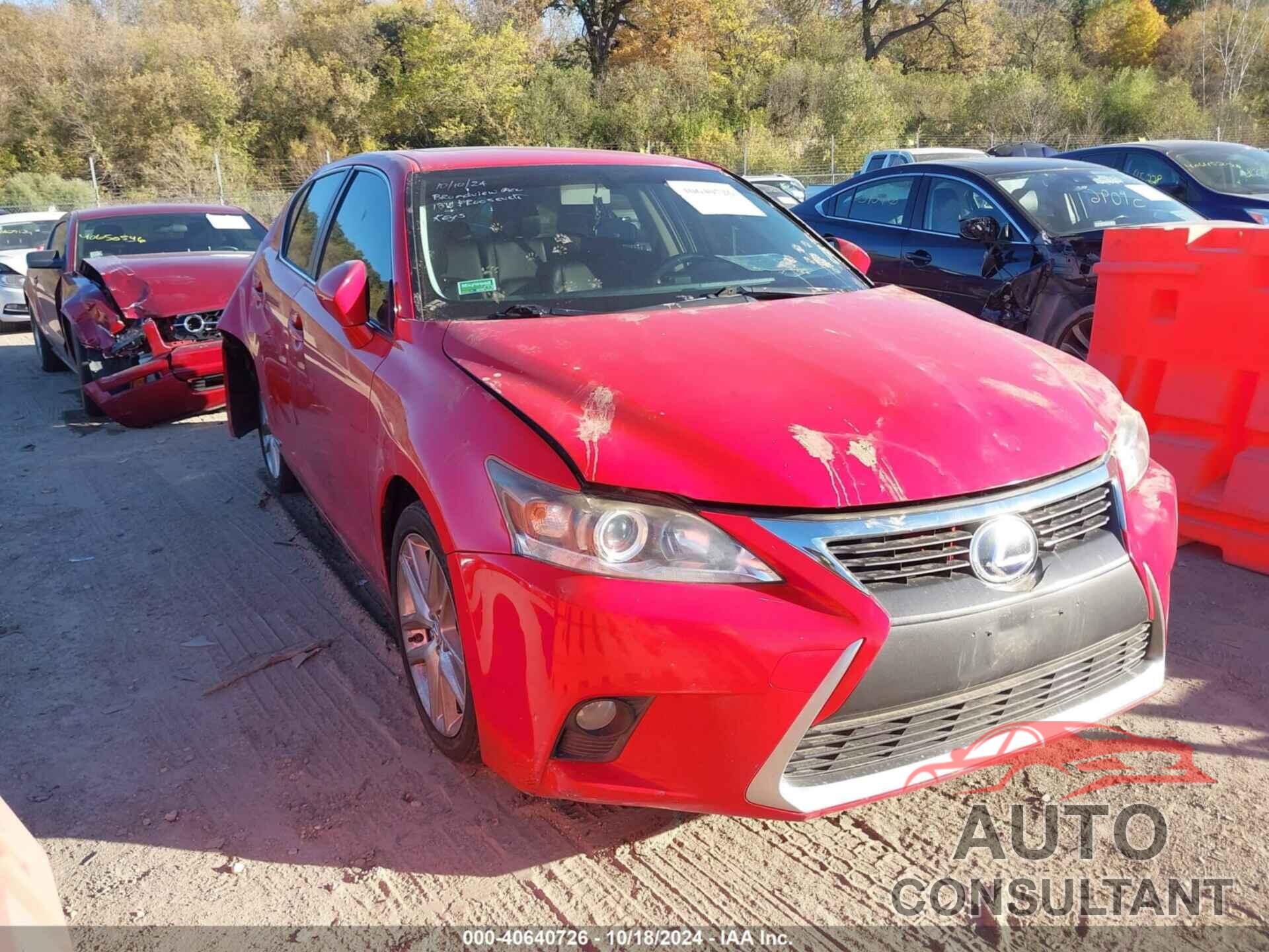 LEXUS CT 200H 2015 - JTHKD5BH8F2228059