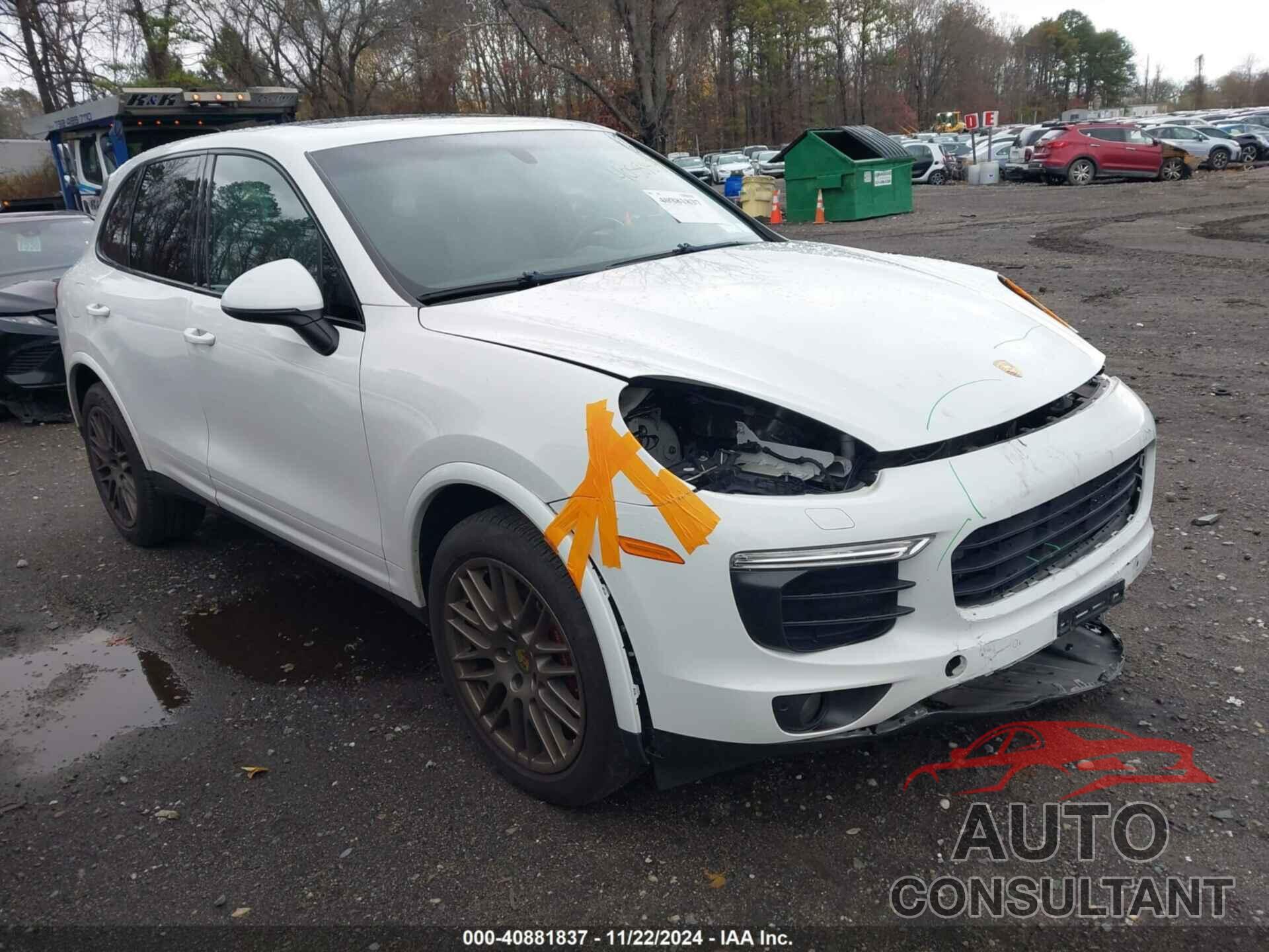 PORSCHE CAYENNE 2017 - WP1AA2A29HKA84489