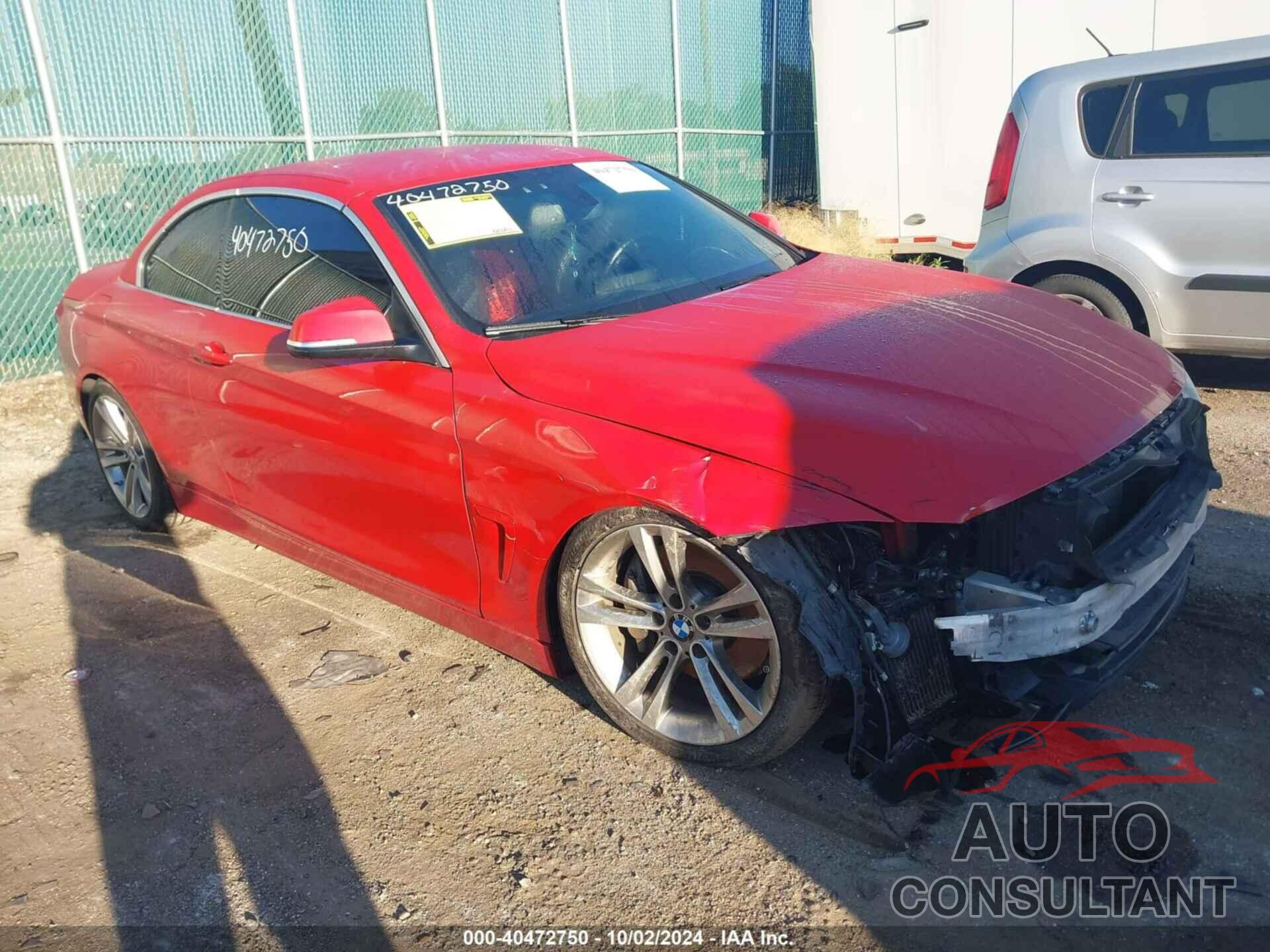 BMW 435I 2016 - WBA3T7C55G5A37594