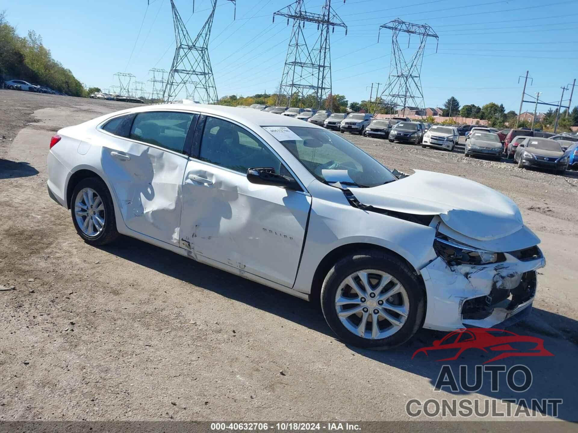 CHEVROLET MALIBU 2016 - 1G1ZE5ST6GF287728