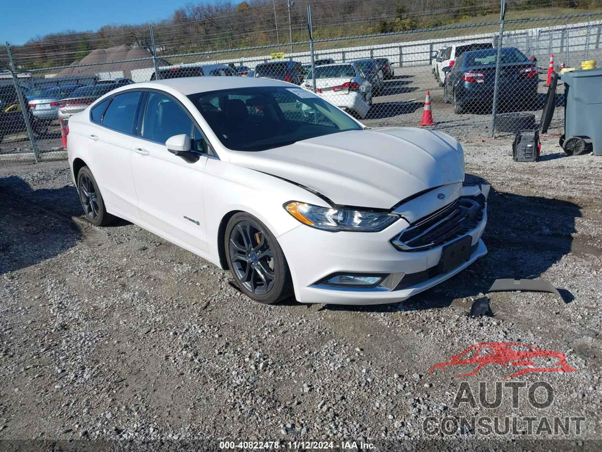 FORD FUSION HYBRID 2018 - 3FA6P0LU4JR120296