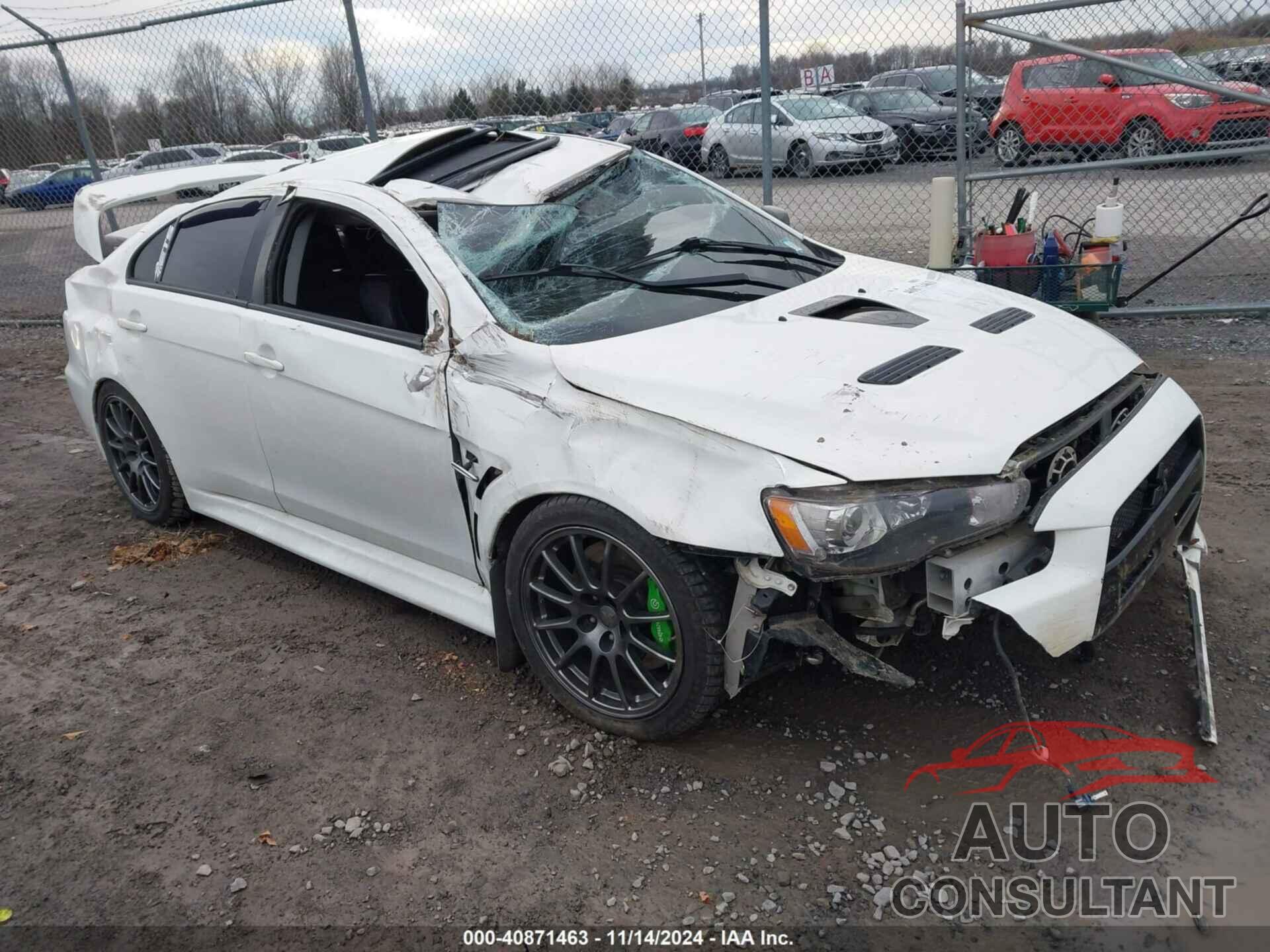 MITSUBISHI LANCER EVOLUTION 2014 - JA32W8FV5EU012572