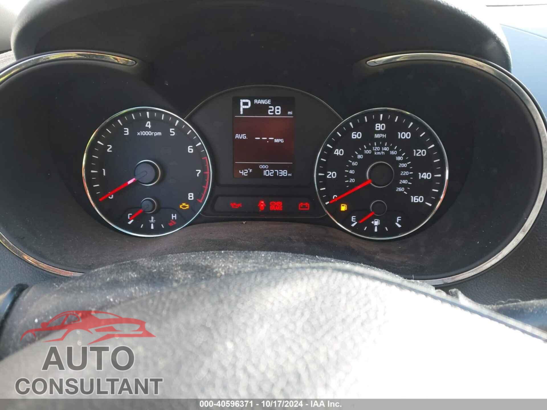 KIA FORTE 2017 - 3KPFK4A76HE109475
