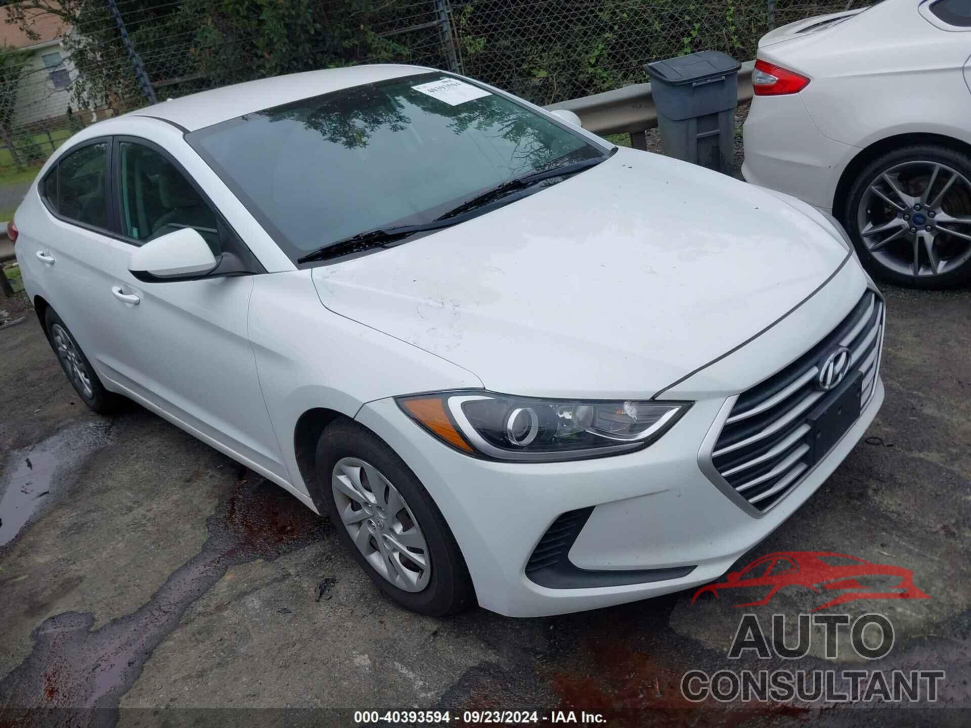 HYUNDAI ELANTRA 2017 - 5NPD74LF2HH208870