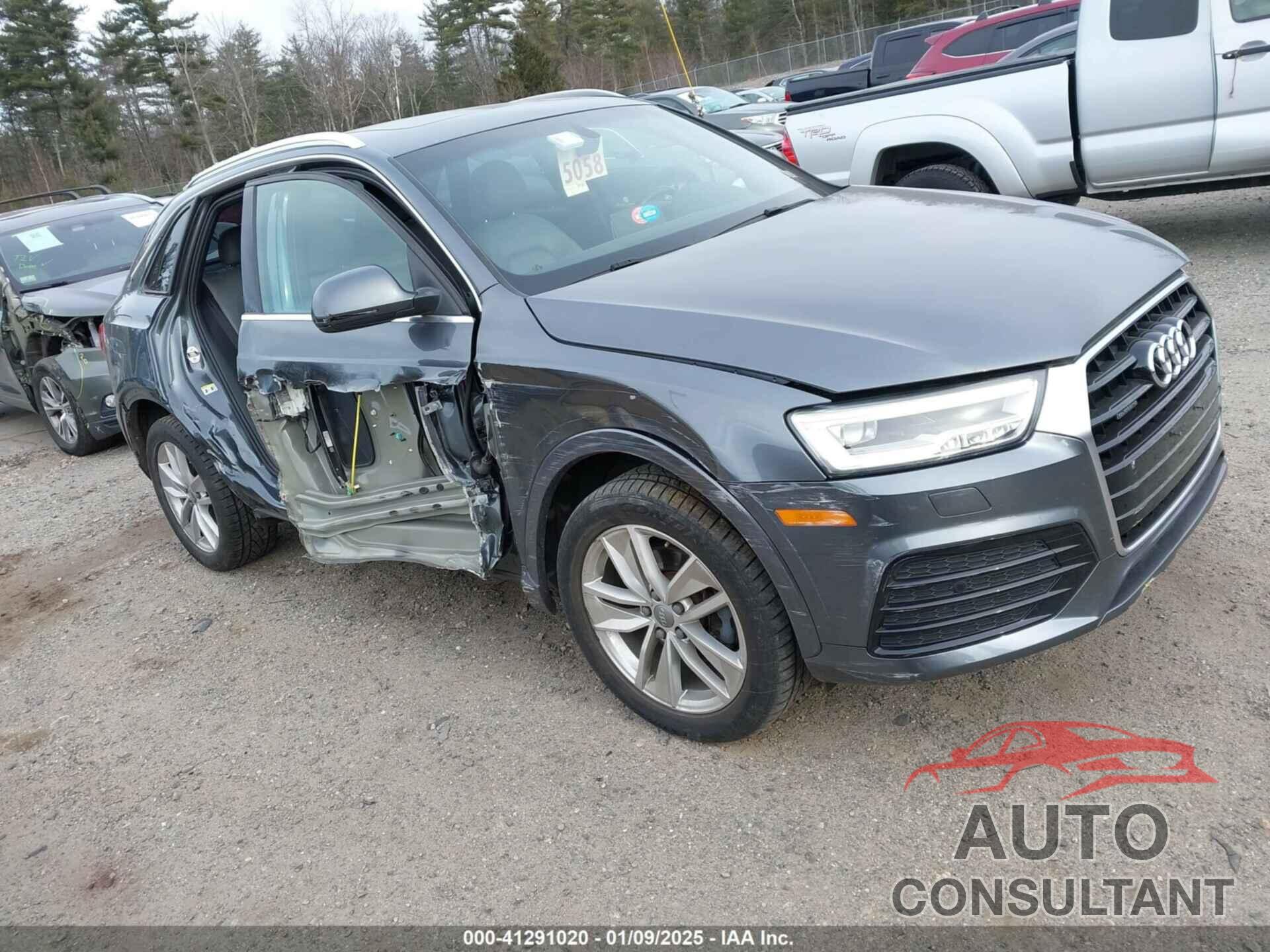 AUDI Q3 2018 - WA1JCCFS9JR019580