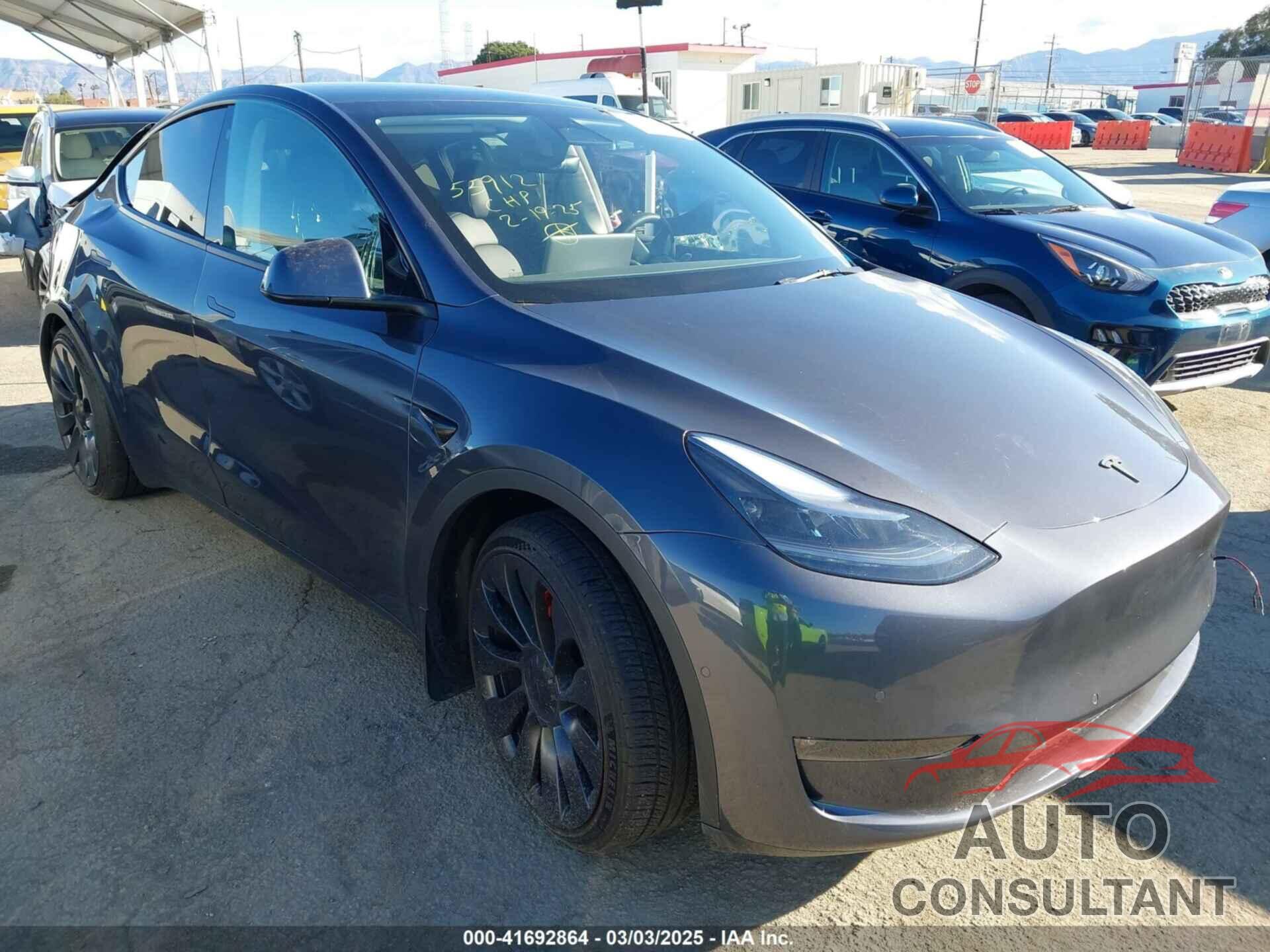 TESLA MODEL Y 2022 - 7SAYGDEF7NF562895