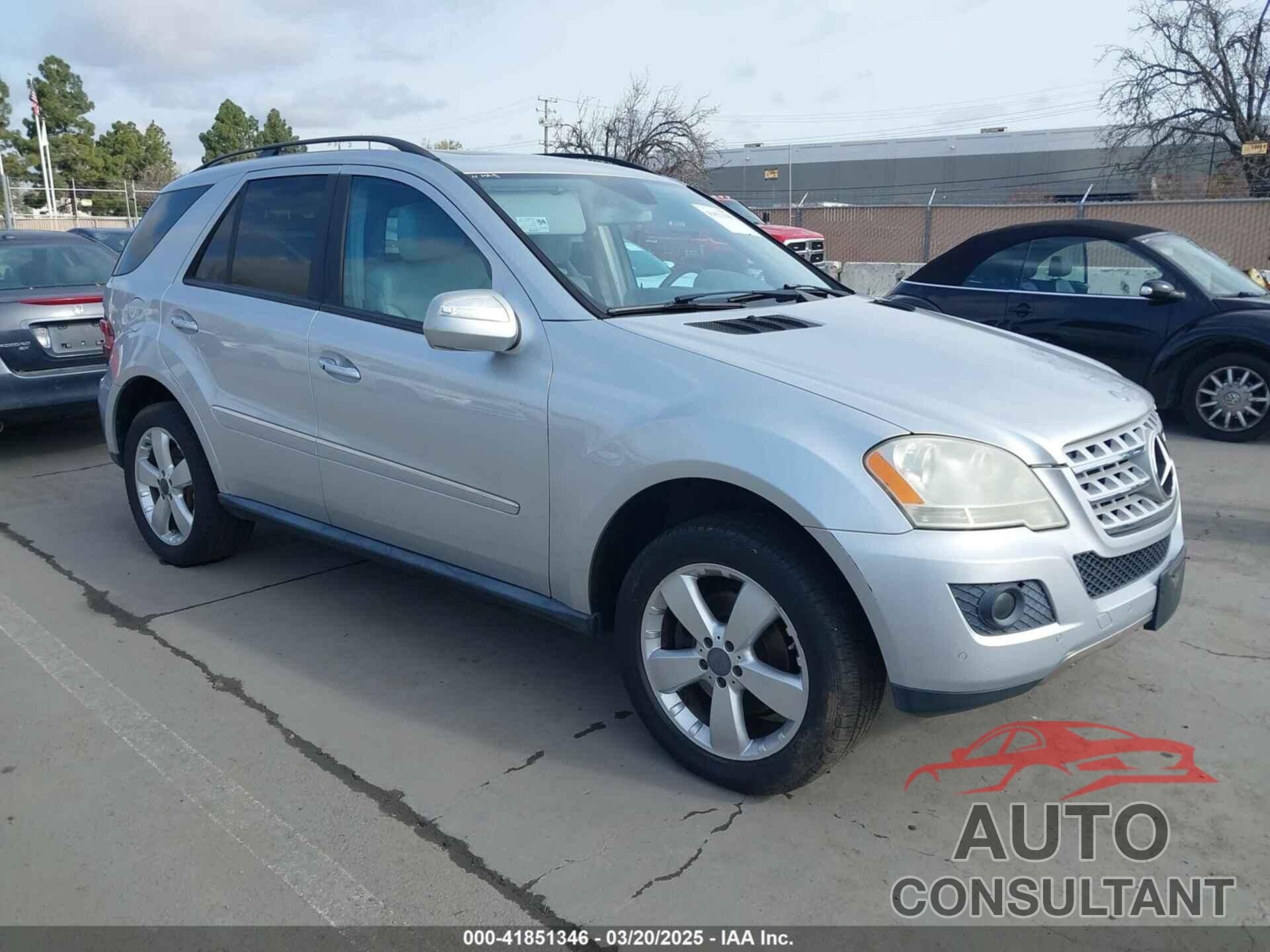 MERCEDES-BENZ ML 350 2009 - 4JGBB86E59A442053