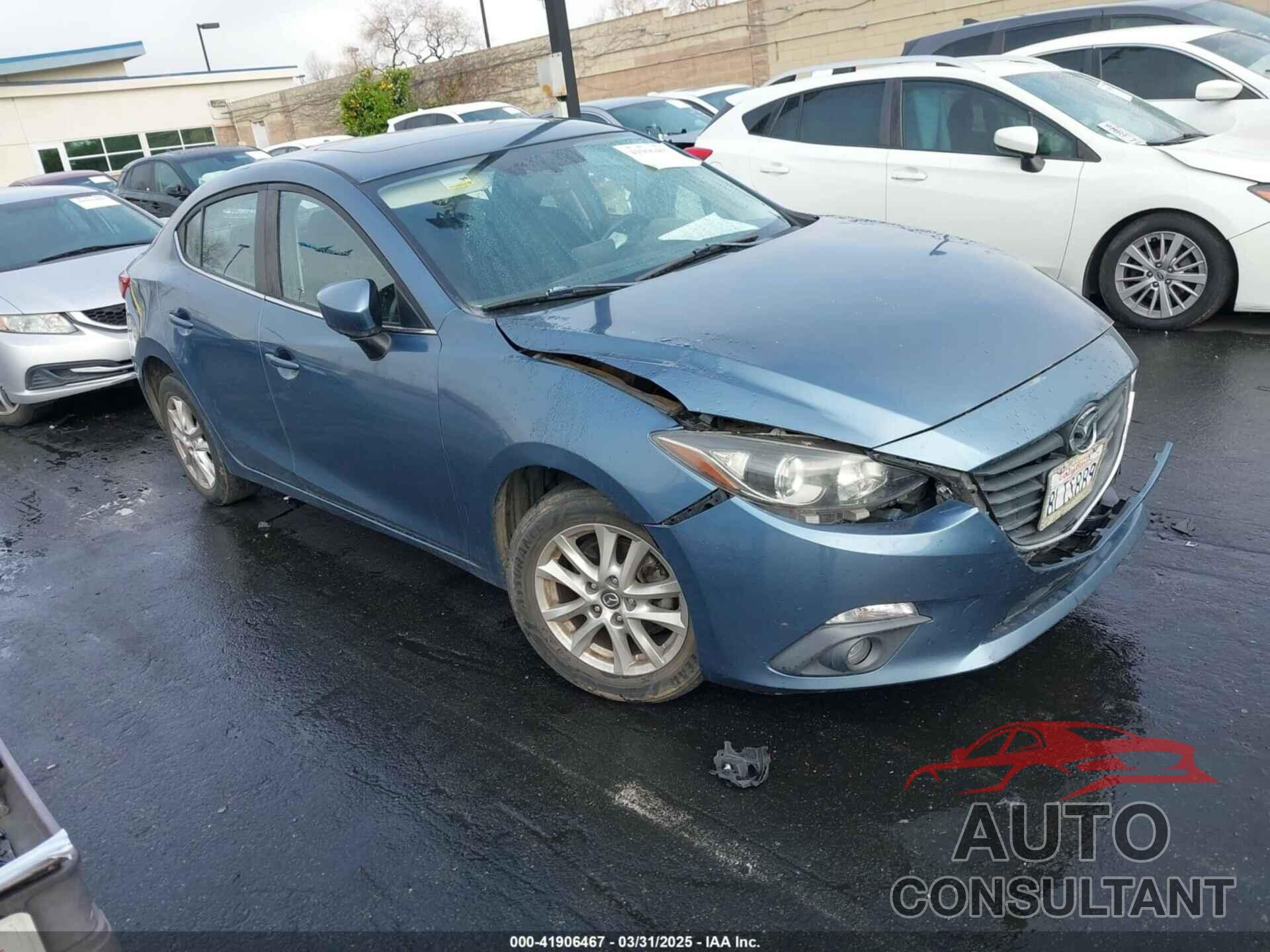 MAZDA MAZDA3 2016 - JM1BM1V78G1307395