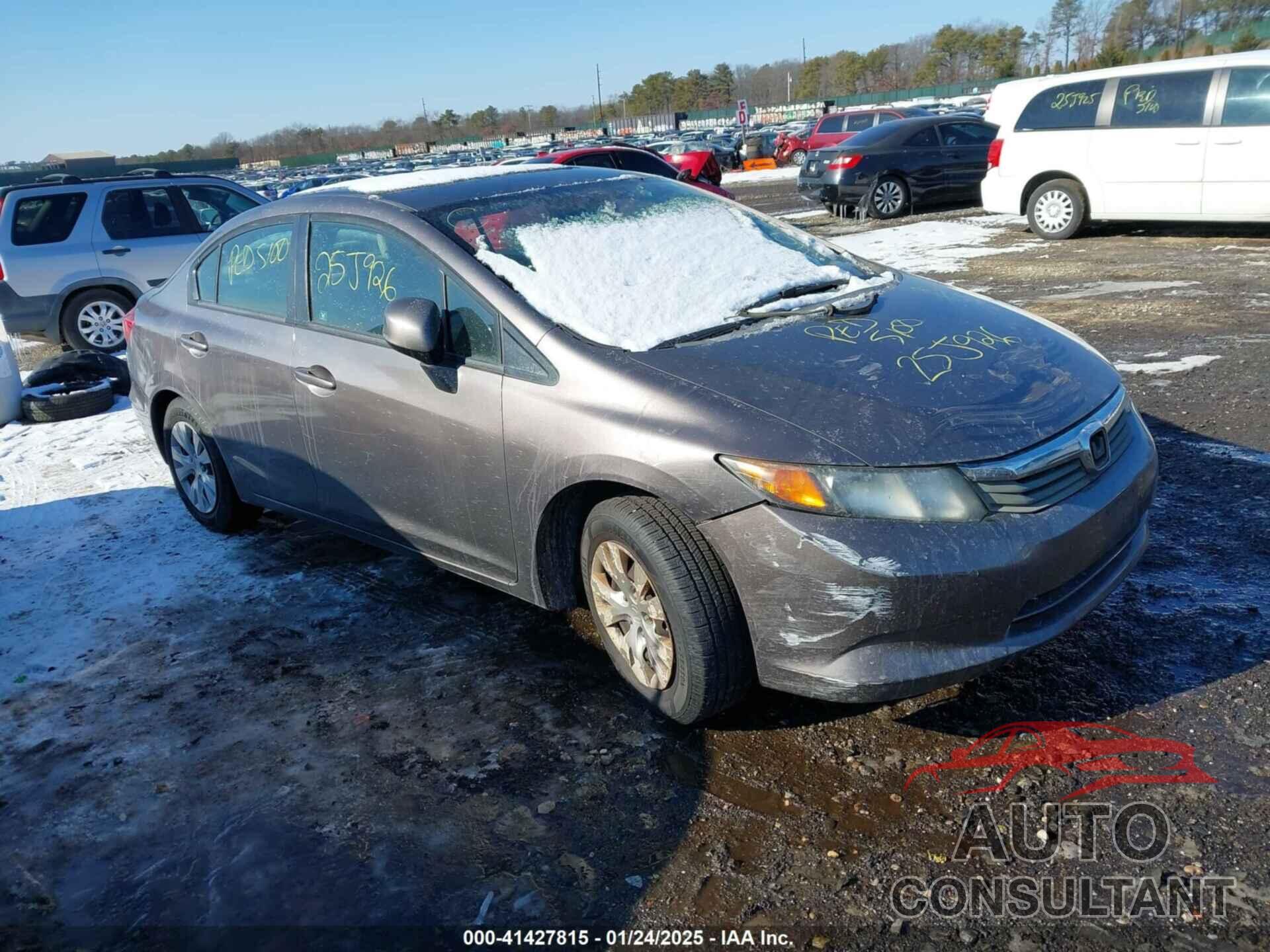HONDA CIVIC 2012 - 2HGFB2F52CH609594