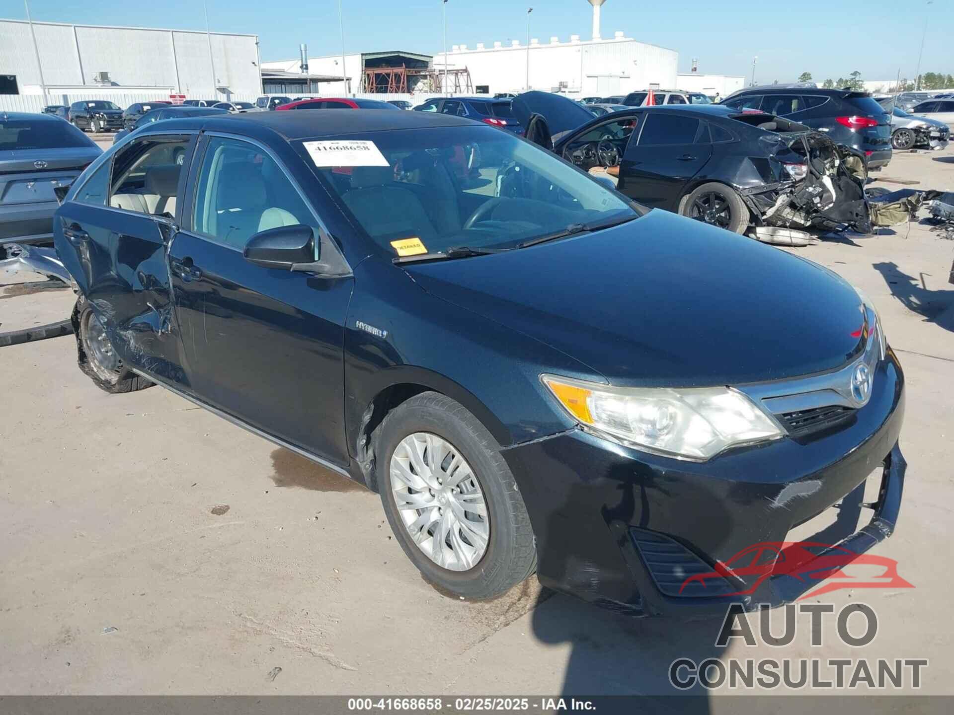 TOYOTA CAMRY HYBRID 2013 - 4T1BD1FK6DU070138