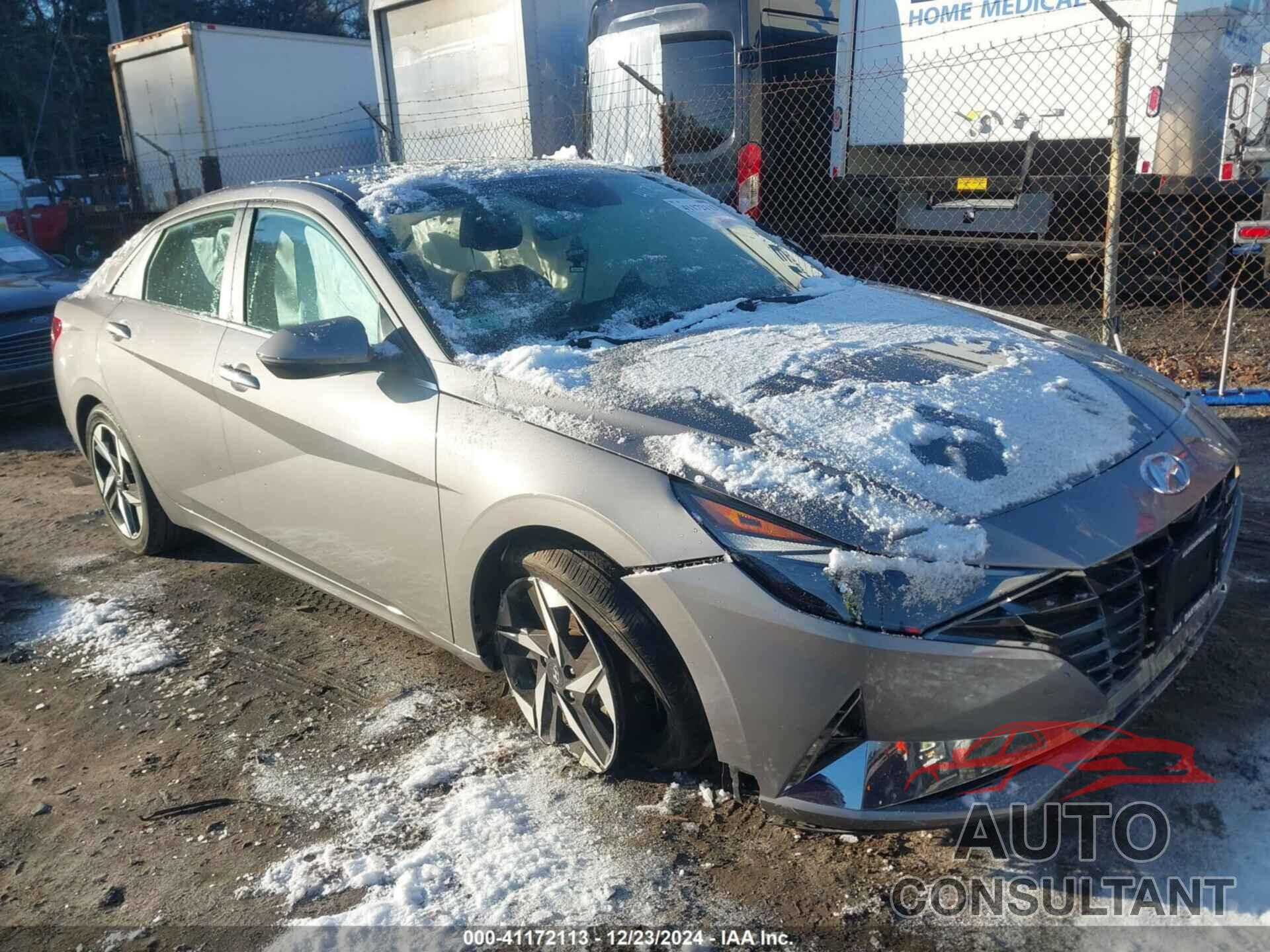 HYUNDAI ELANTRA 2021 - KMHLN4AG7MU117456