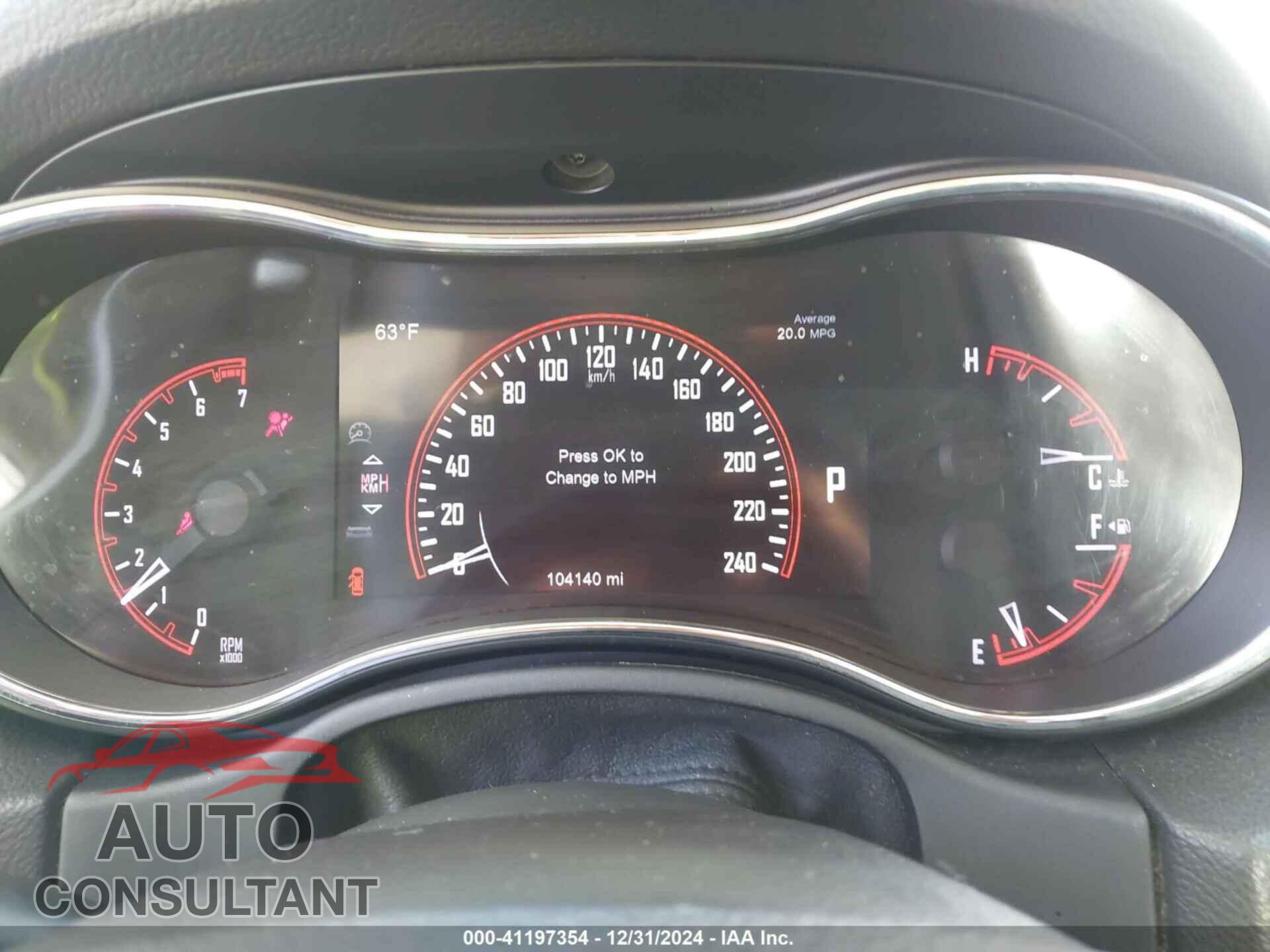 DODGE DURANGO 2014 - 1C4RDHAG2EC351584