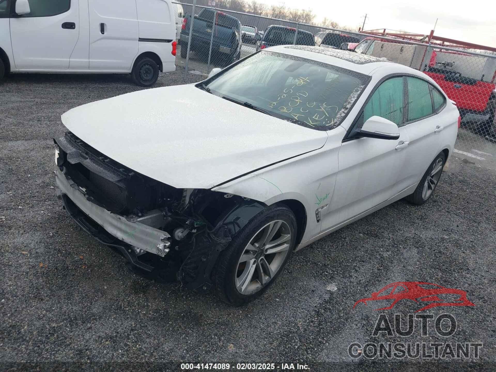 BMW 328I GRAN TURISMO 2016 - WBA8Z5C51GGS37544