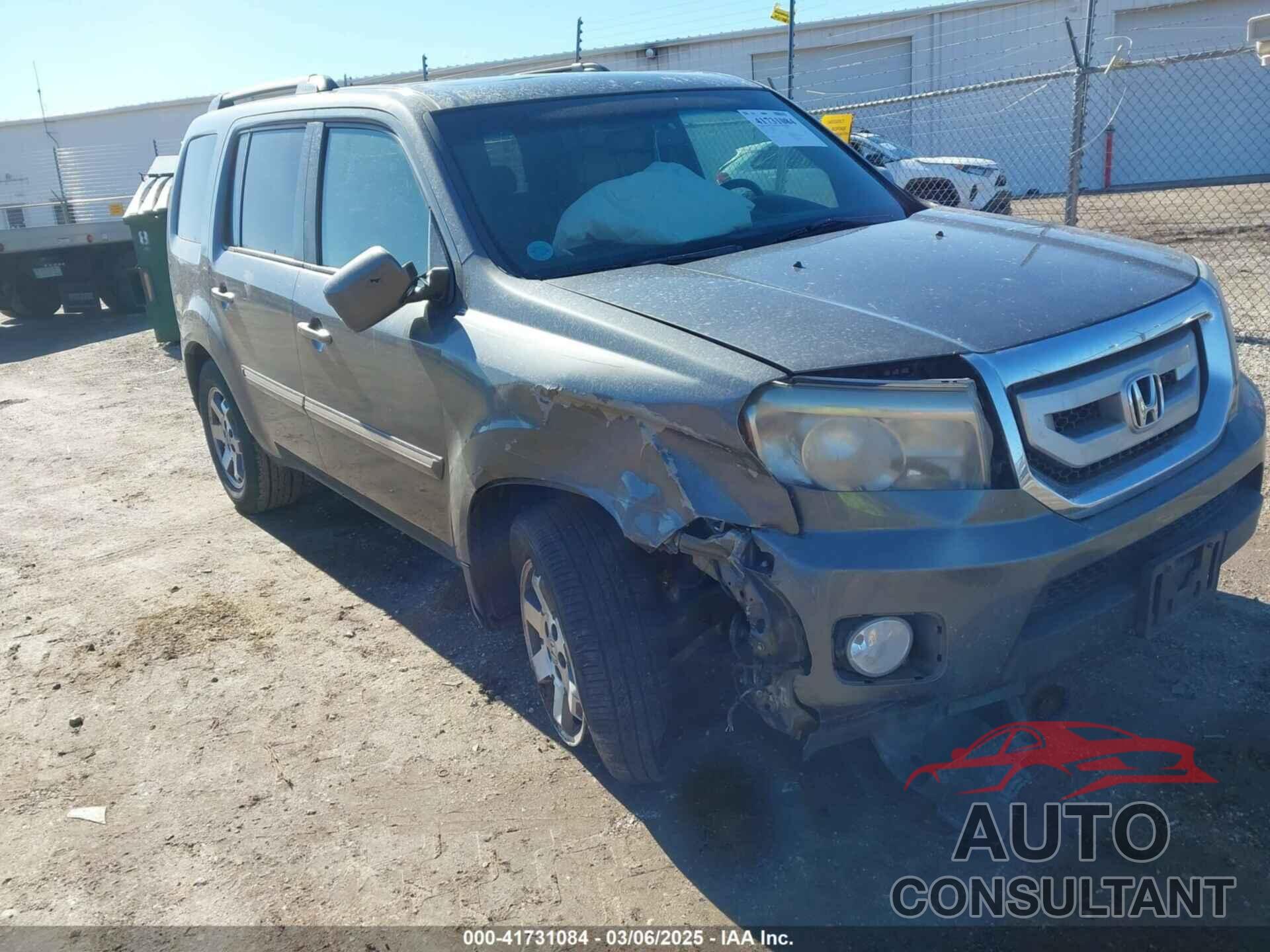 HONDA PILOT 2010 - 5FNYF4H93AB008589
