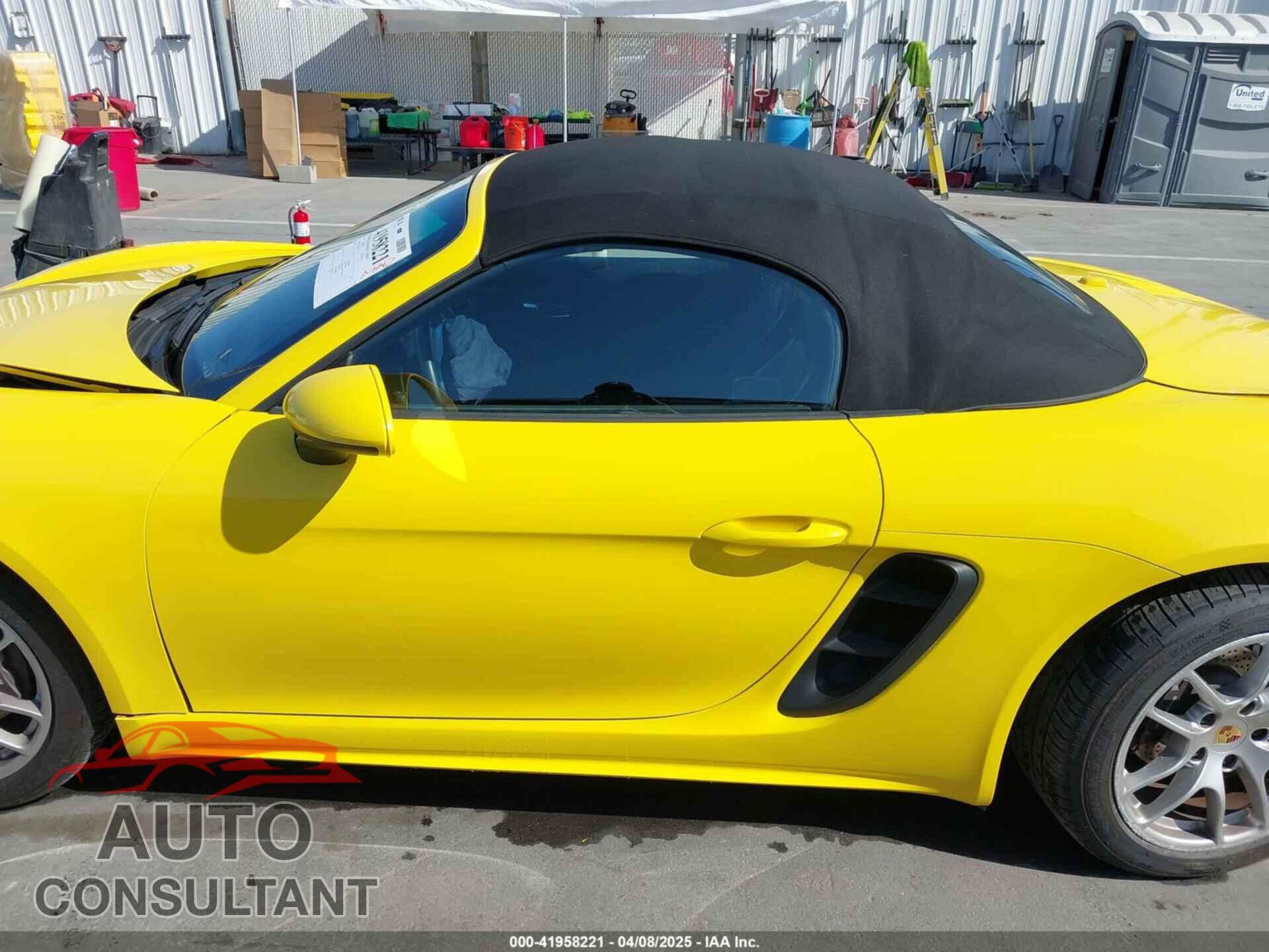 PORSCHE 718 BOXSTER 2021 - WP0CA2A8XMS210397