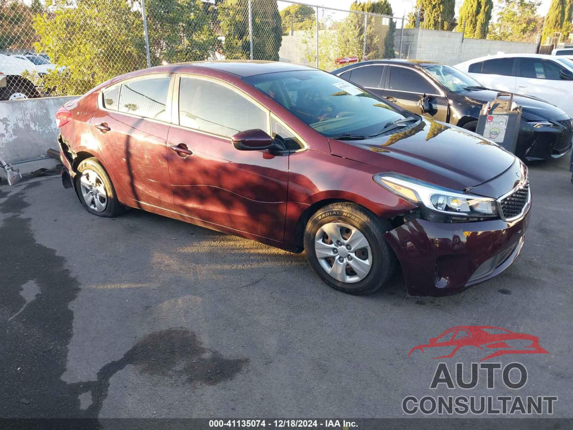 KIA FORTE 2017 - 3KPFK4A74HE027034