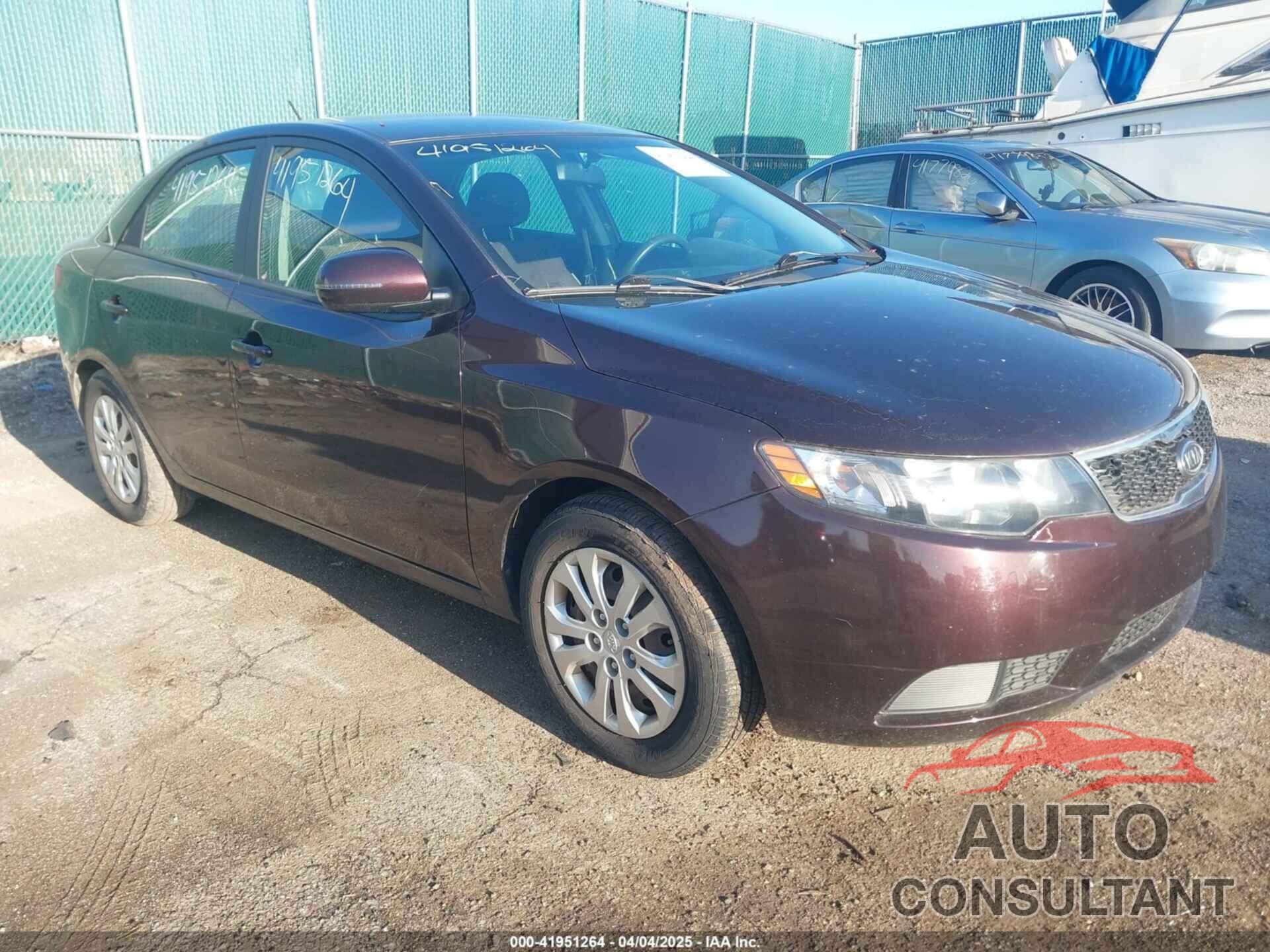 KIA FORTE 2011 - KNAFU4A29B5361400
