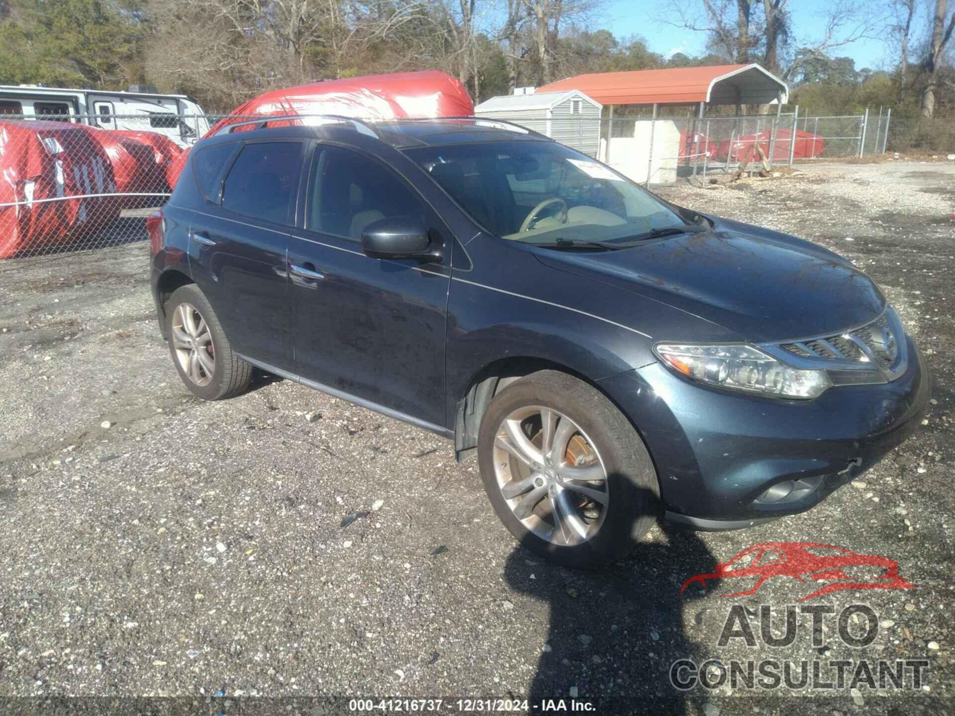 NISSAN MURANO 2011 - JN8AZ1MU3BW051686