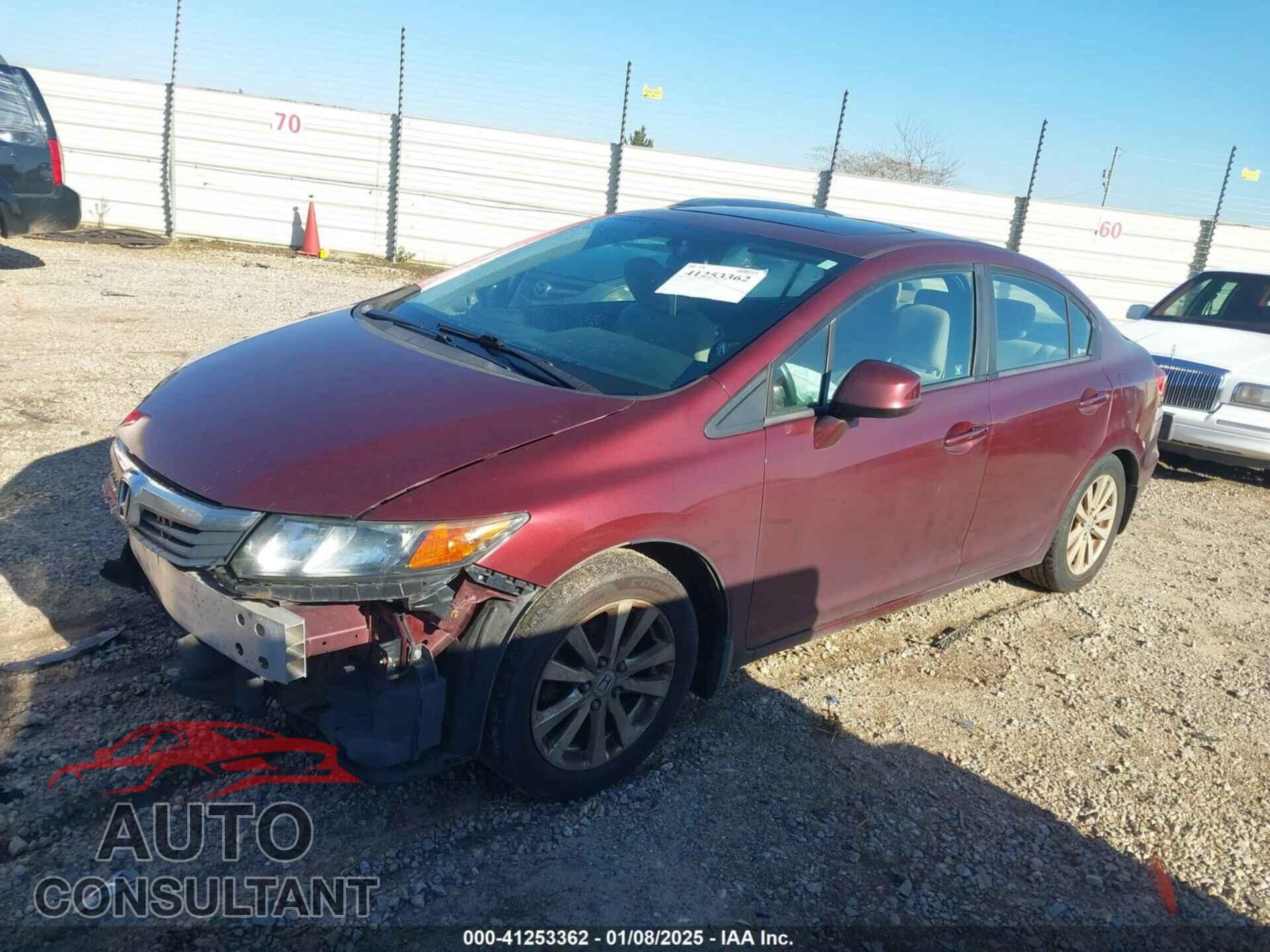 HONDA CIVIC 2012 - 2HGFB2F8XCH600913