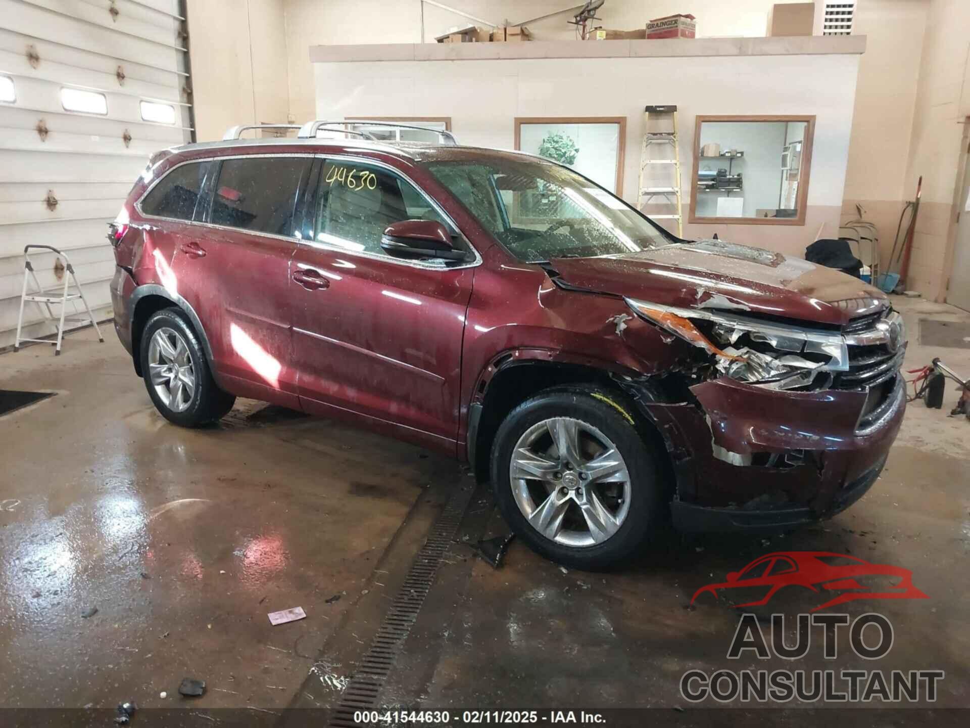 TOYOTA HIGHLANDER 2015 - 5TDDKRFH0FS120884