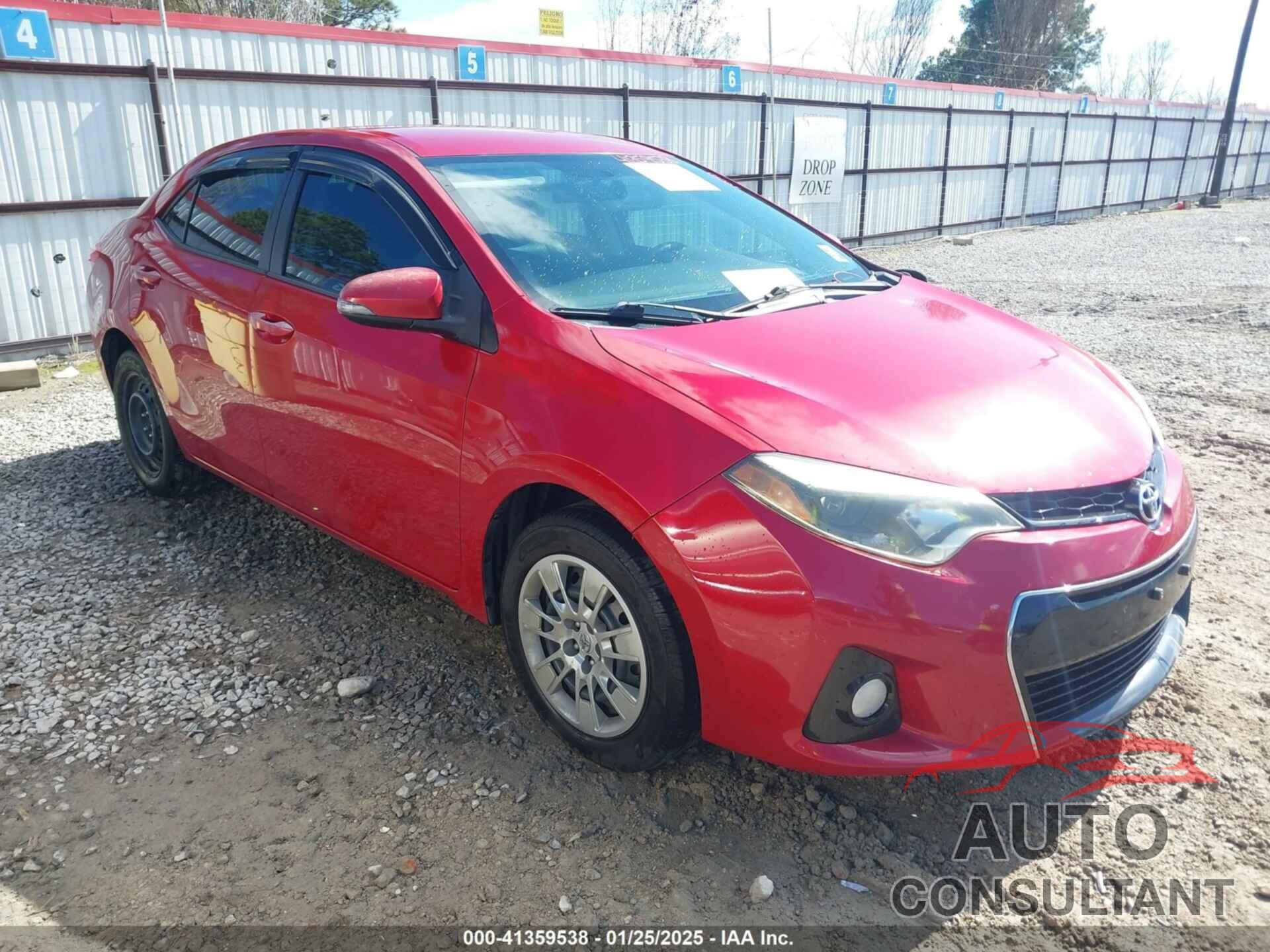 TOYOTA COROLLA 2015 - 2T1BURHEXFC382411