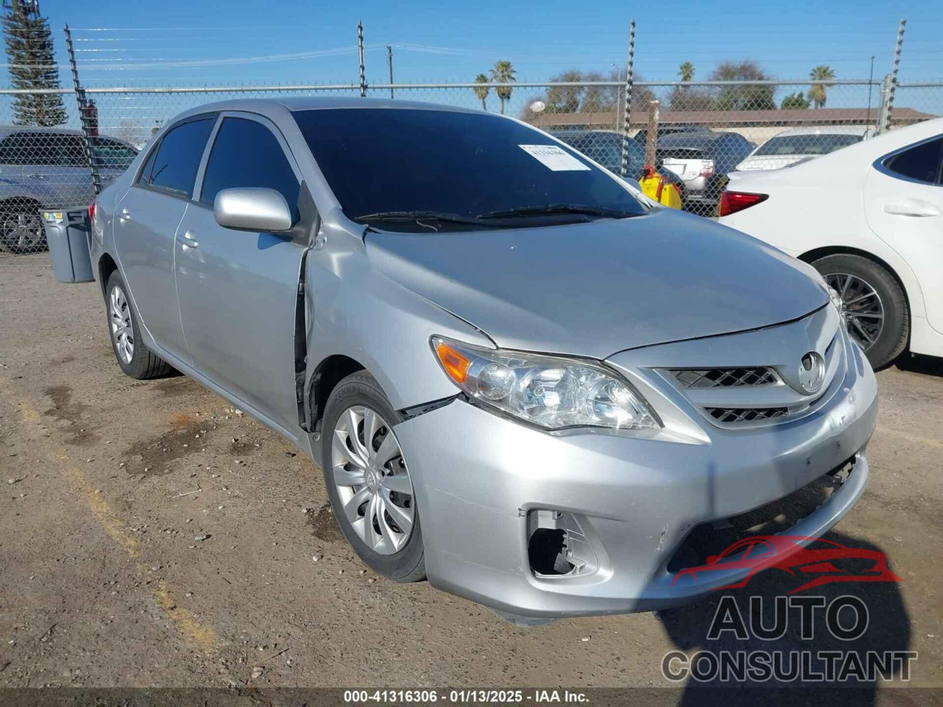 TOYOTA COROLLA 2012 - 2T1BU4EE6CC815435